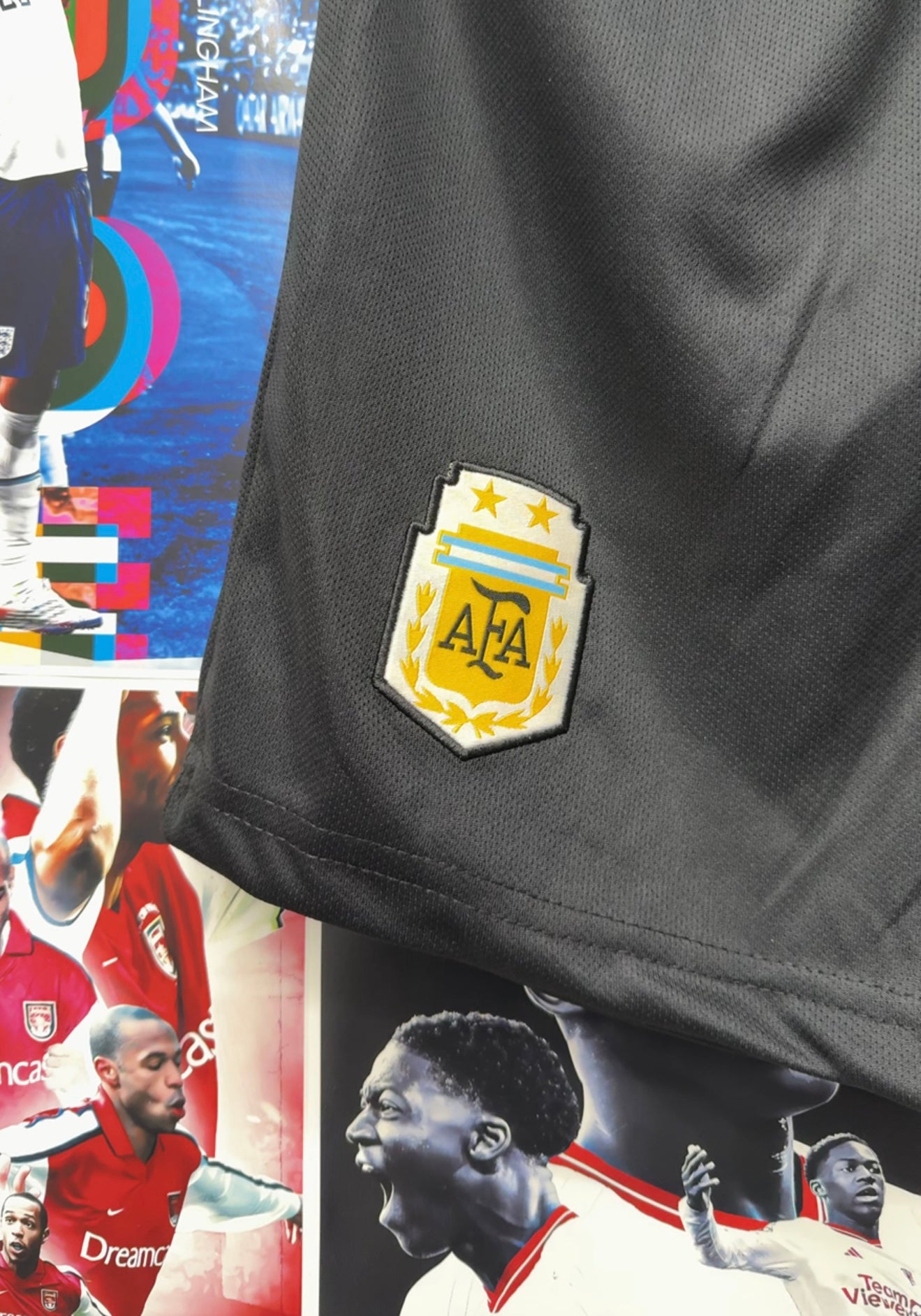 ARGENTINA BLACK SHORTS