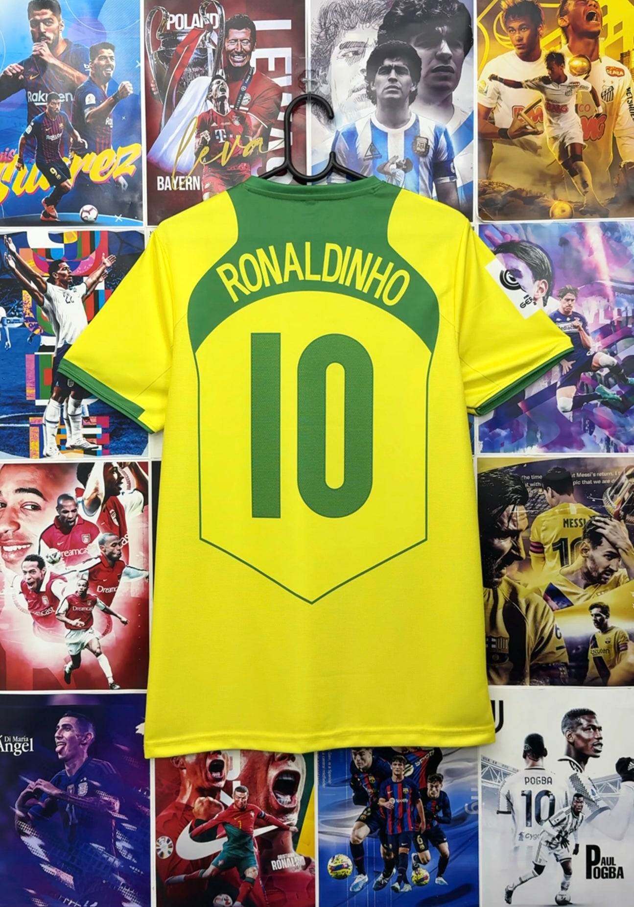 RONALDINHO BRAZIL 2004 HOME KIT