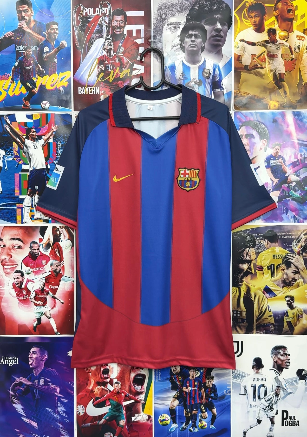 RONALDINHO BARCA 03-04 HOME KIT
