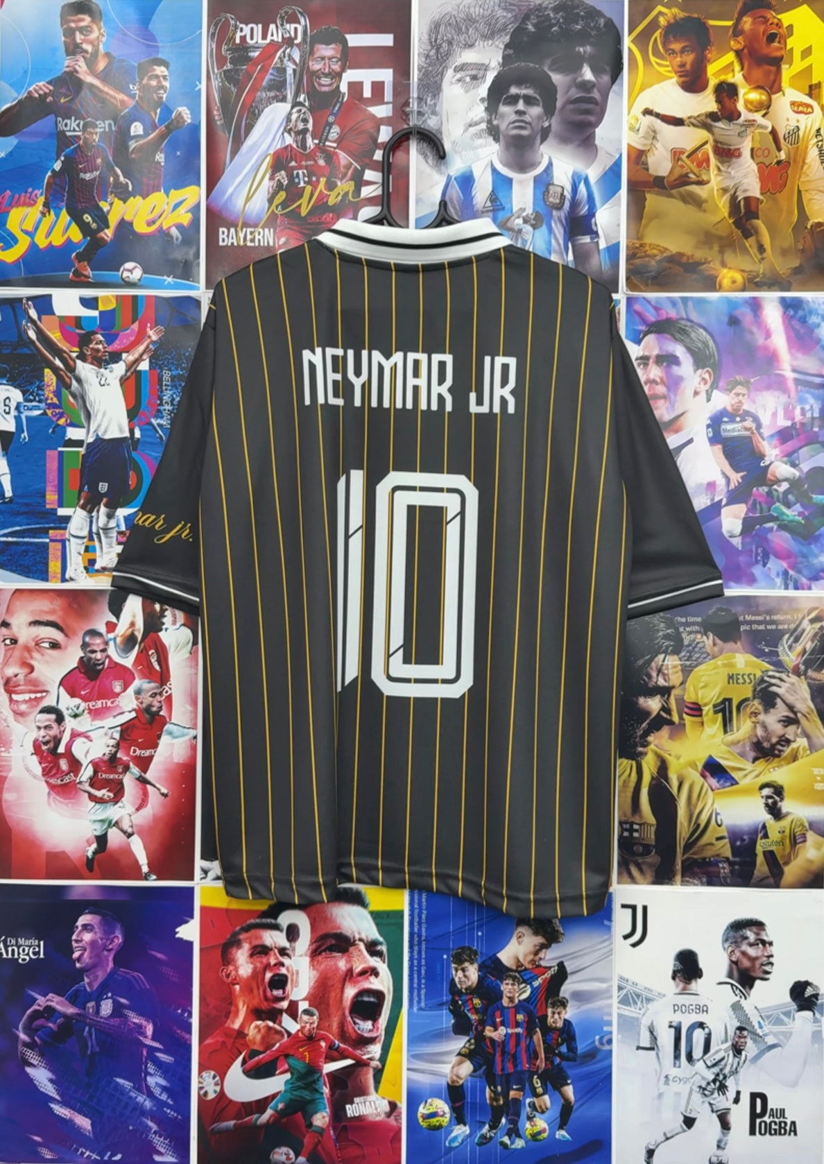 NEYMAR SANTOS BLACK VINTAGE OVERSIZED KIT