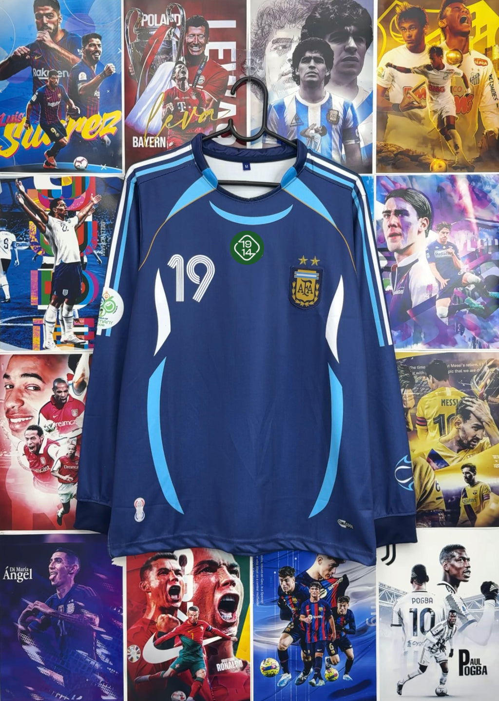 MESSI ARGENTINA 2006 AWAY FULL SLEEVE KIT