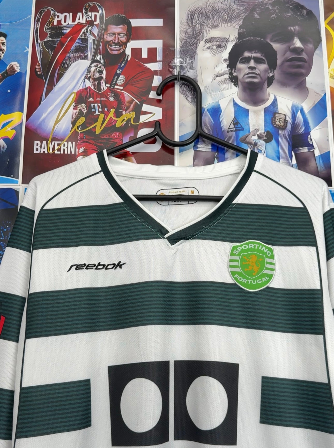 RONALDO SPORTING 02-03 HOME FULL SLEEVE KIT