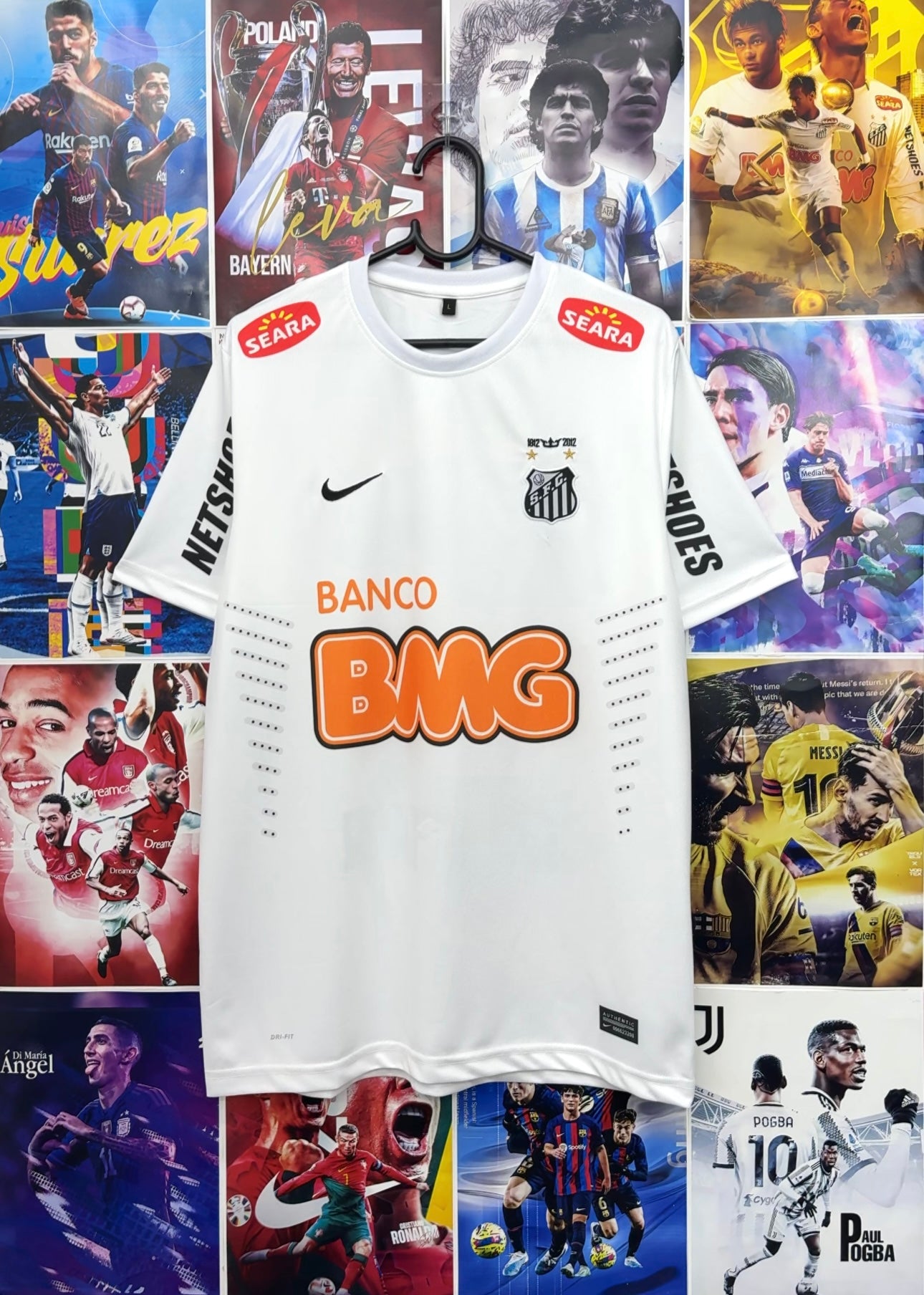 NEYMAR SANTOS 2012 HOME KIT