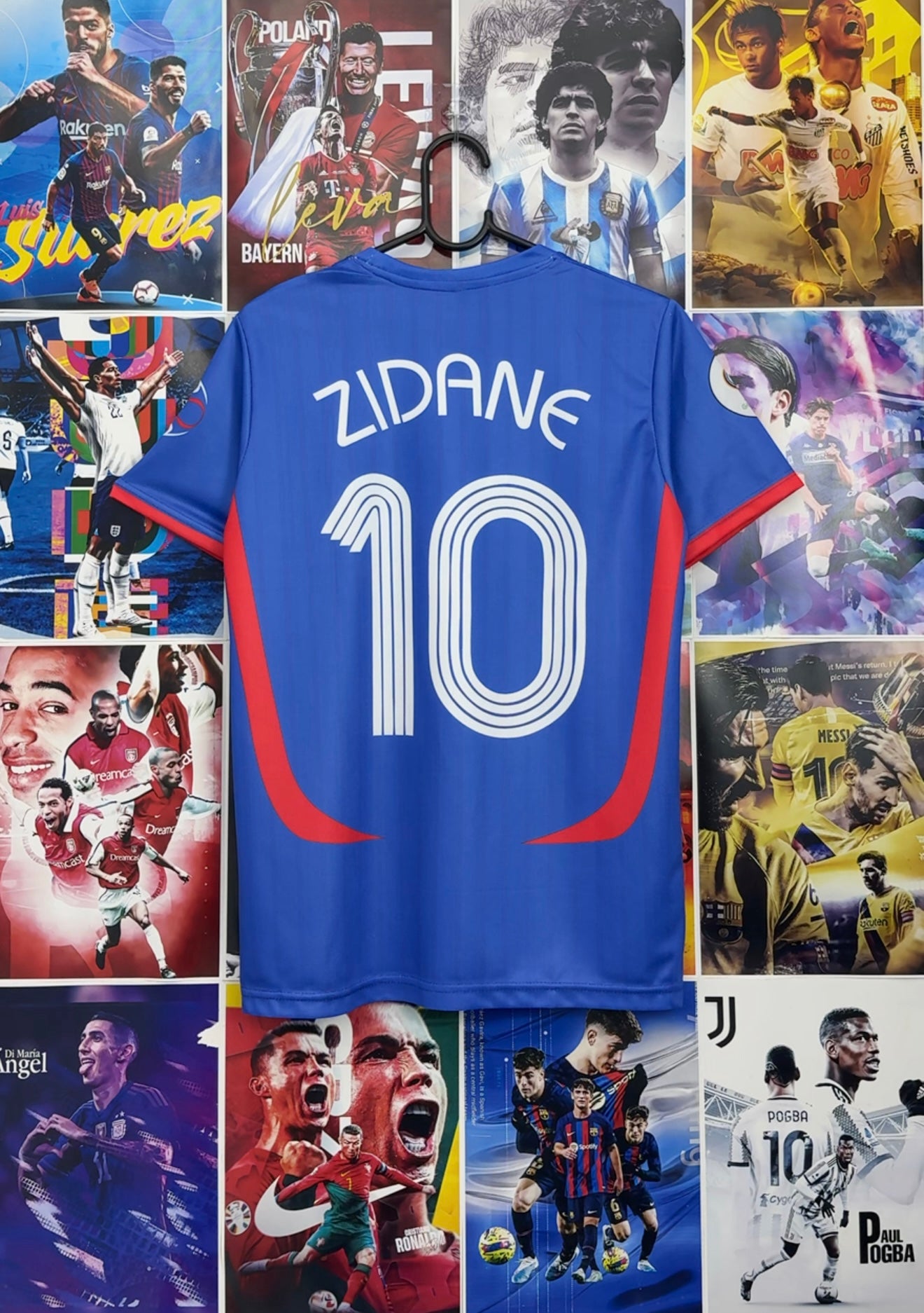 ZIDANE FRANCE 2006 HOME KIT