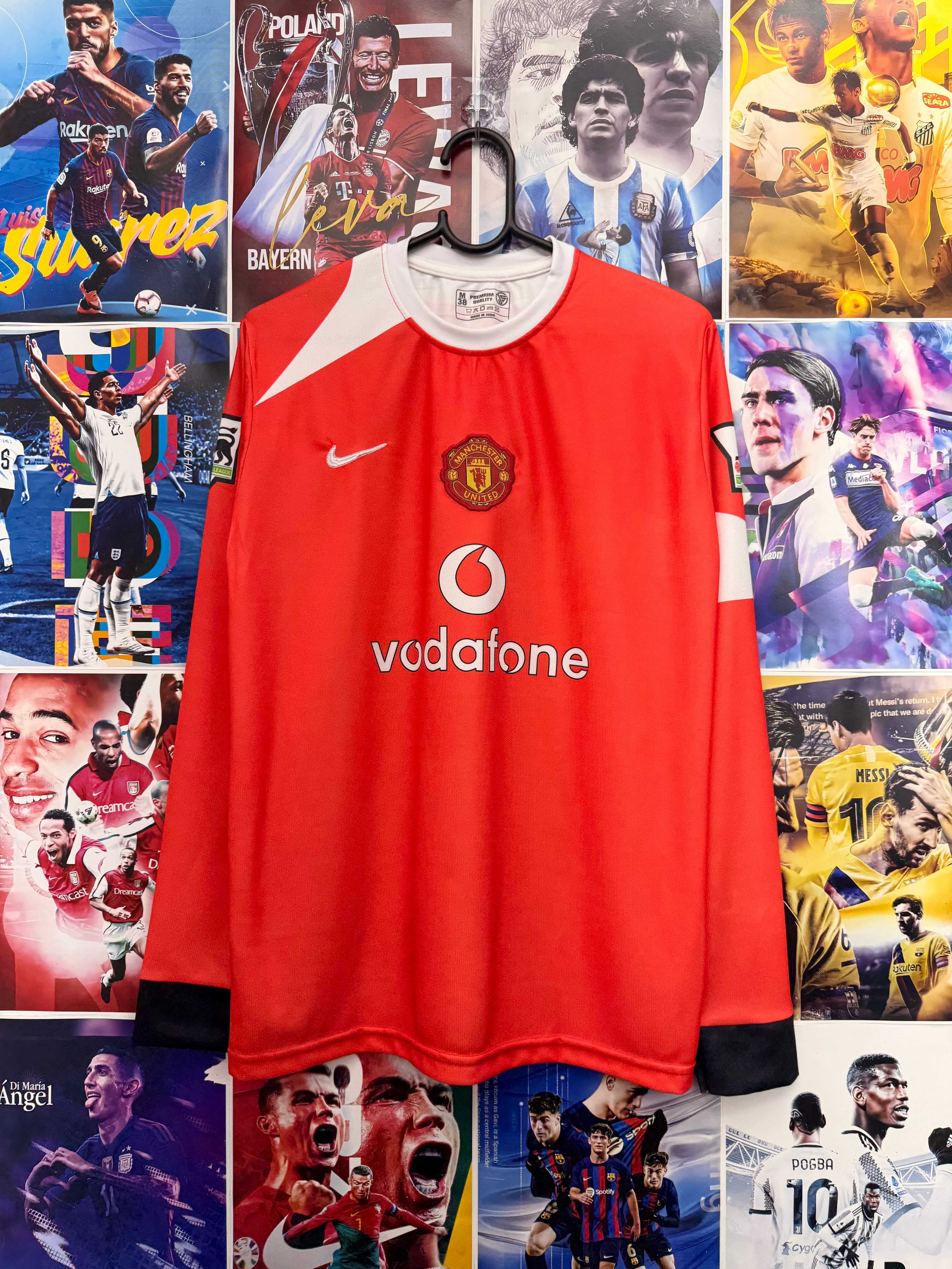 BECKHAM MAN UNITED 05-06 HOME FULL SLEEVE KIT