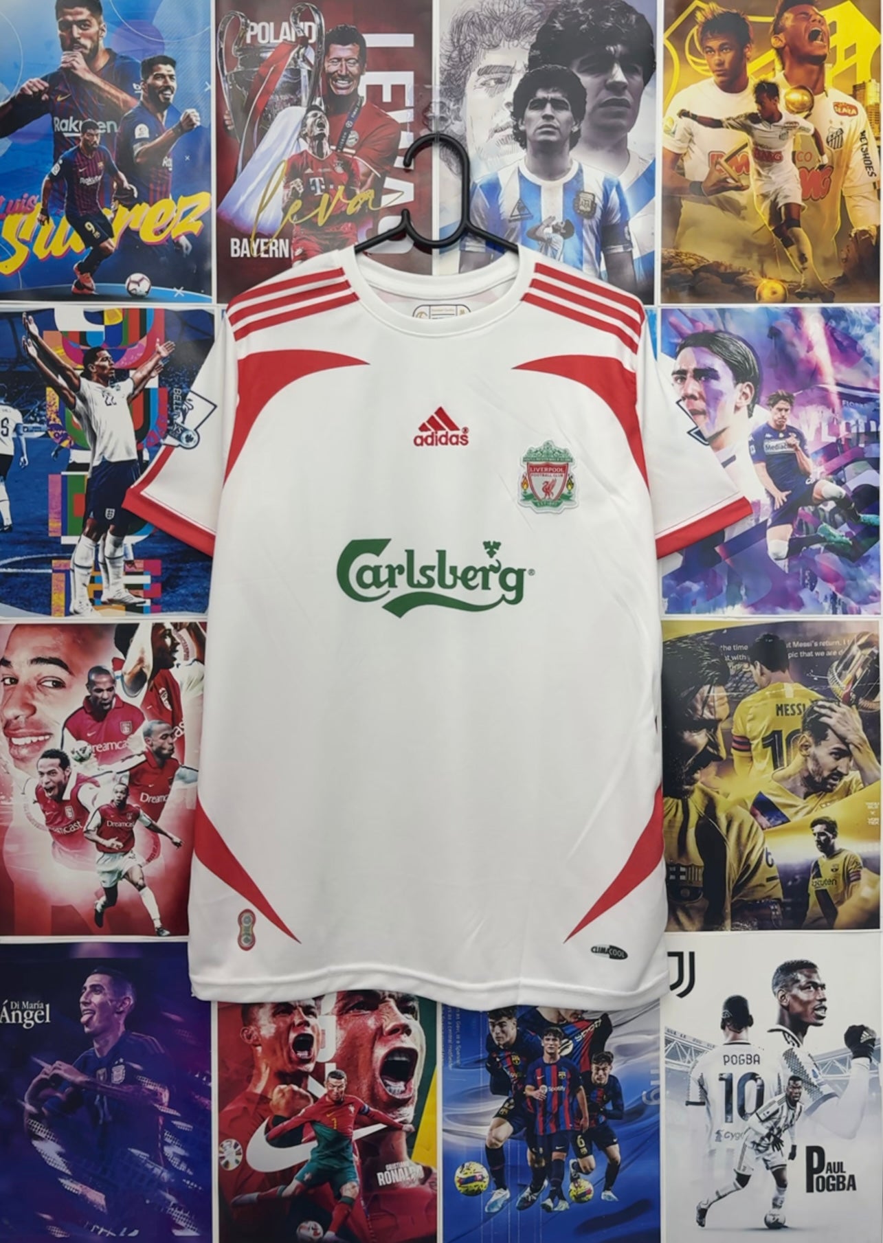 GERRARD LIVERPOOL 07-08 AWAY KIT