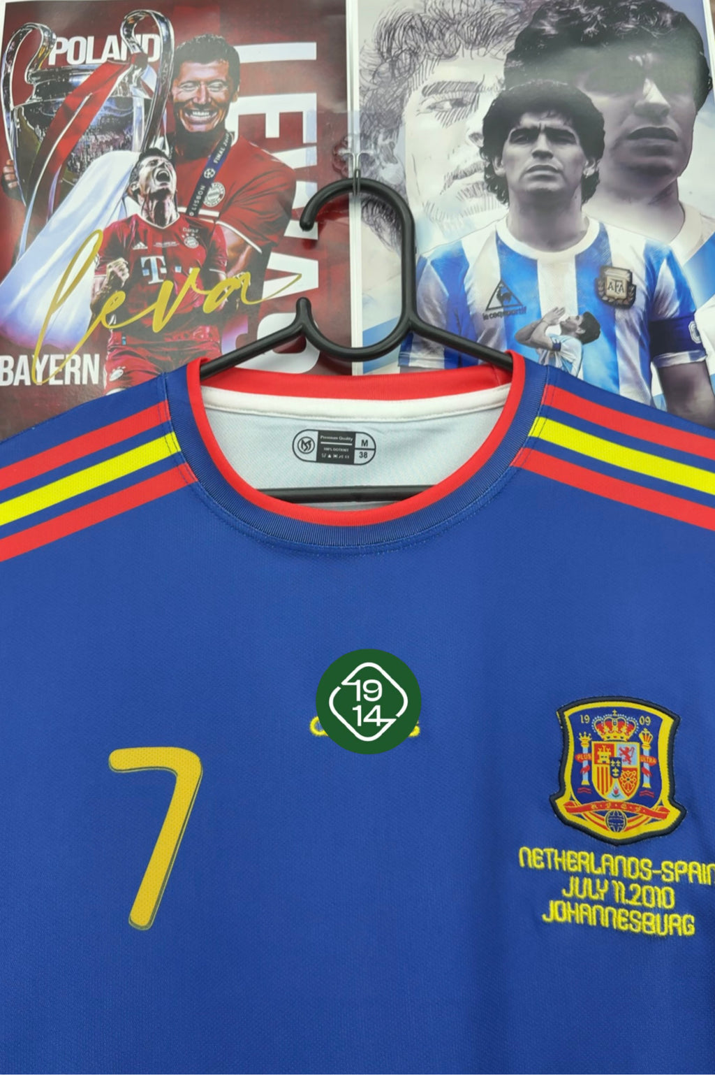 DAVID VILLA SPAIN 2010 AWAY FULL SLEEVE KIT