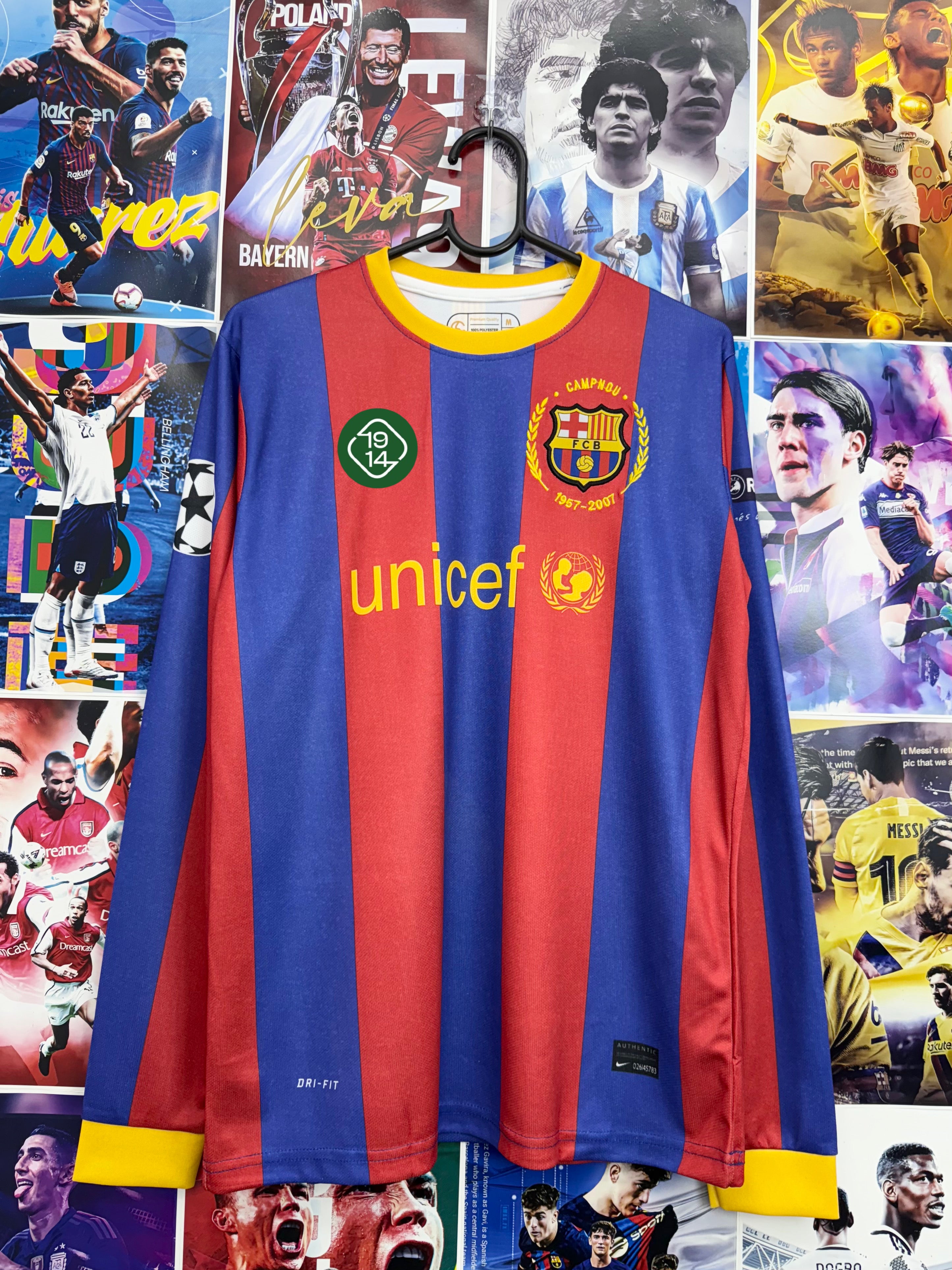 MESSI BARCA 10-11 HOME FULL SLEEVE KIT