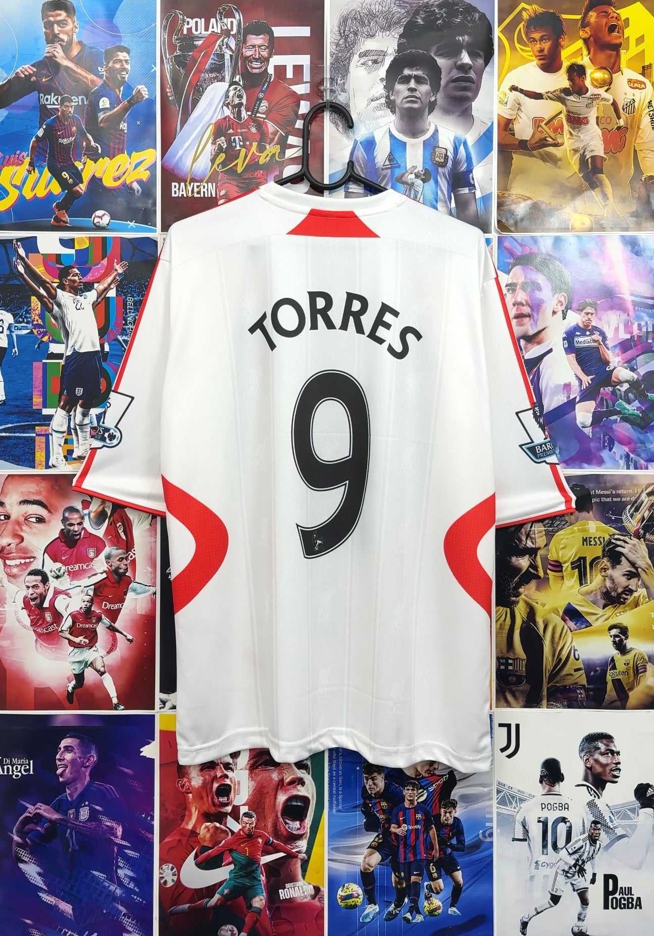 TORRES LIVERPOOL 07-08 AWAY OVERSIZED KIT