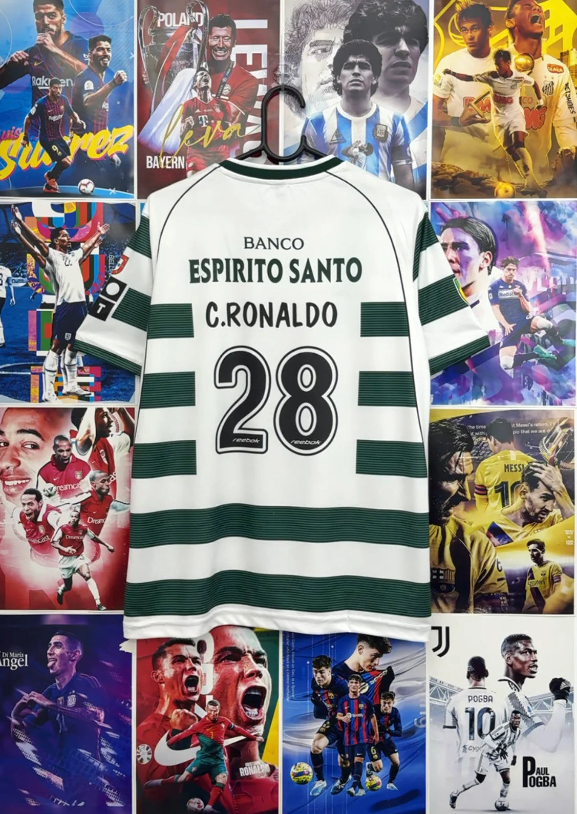 RONALDO SPORTING 02-03 HOME FULL KIT