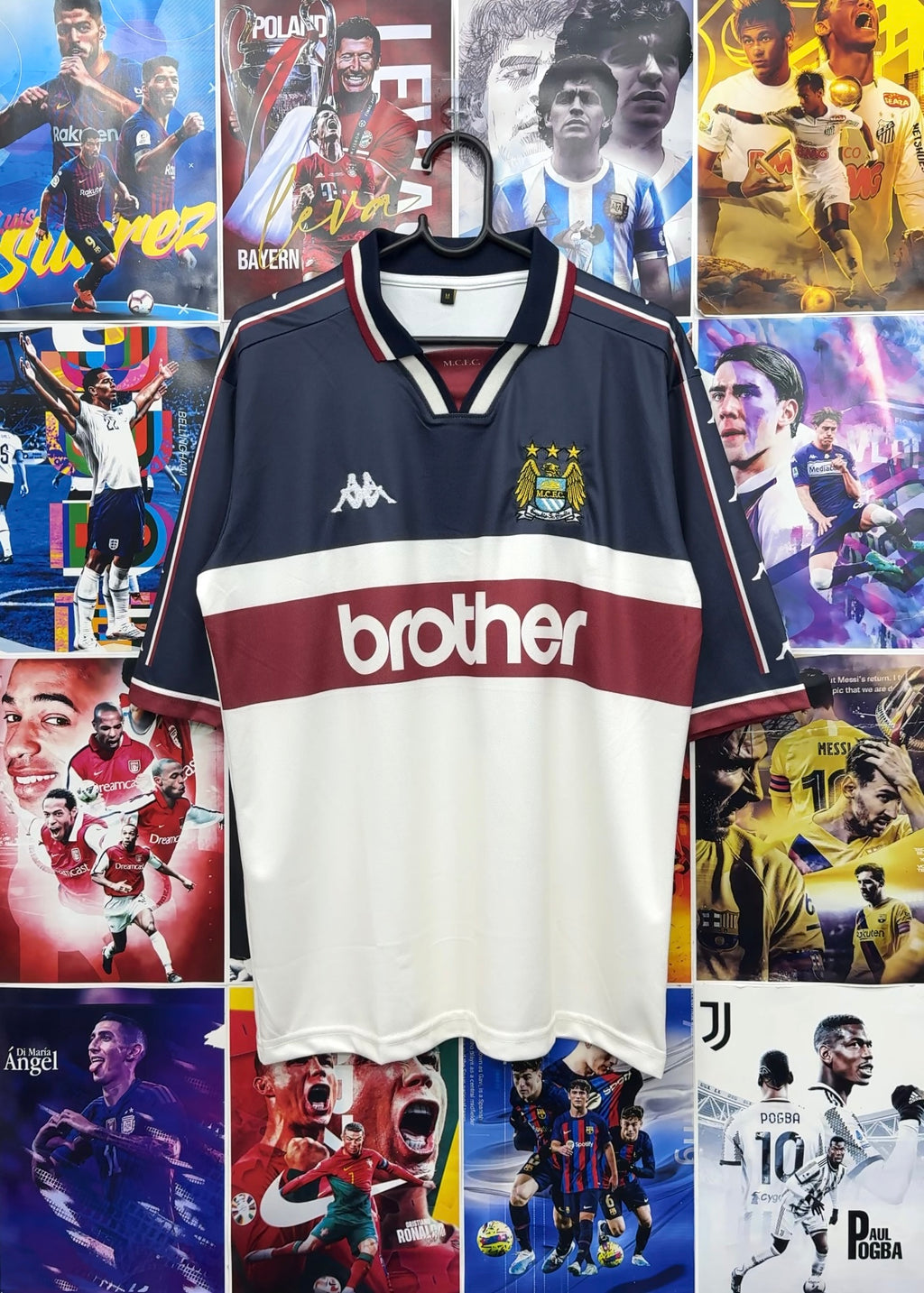 KINKLADZE MANCITY 97-98 AWAY OVERSIZED KIT