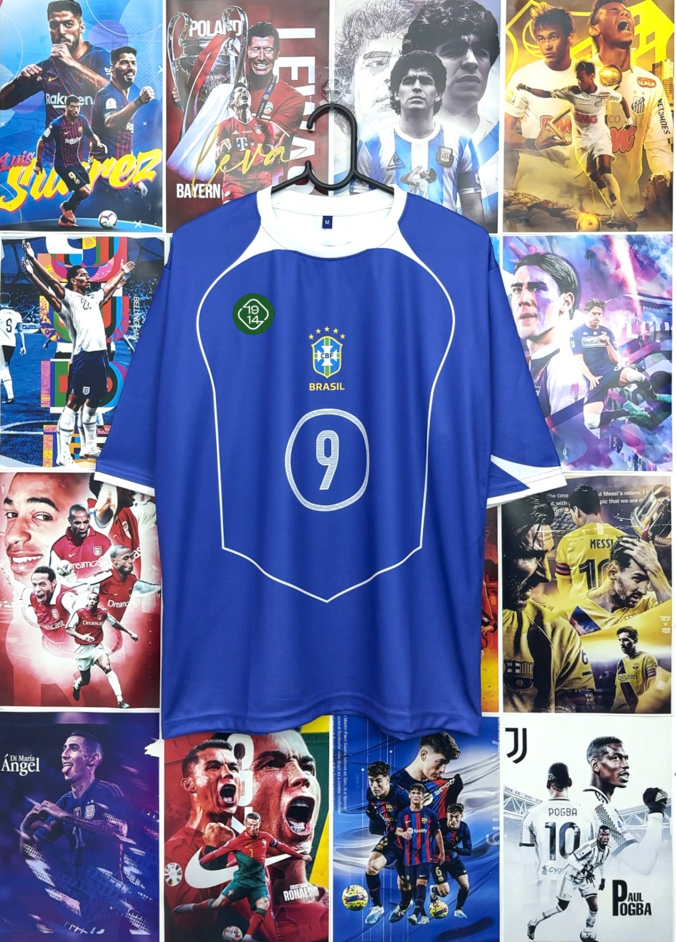RONALDO BRAZIL 2004 AWAY OVERSIZED KIT