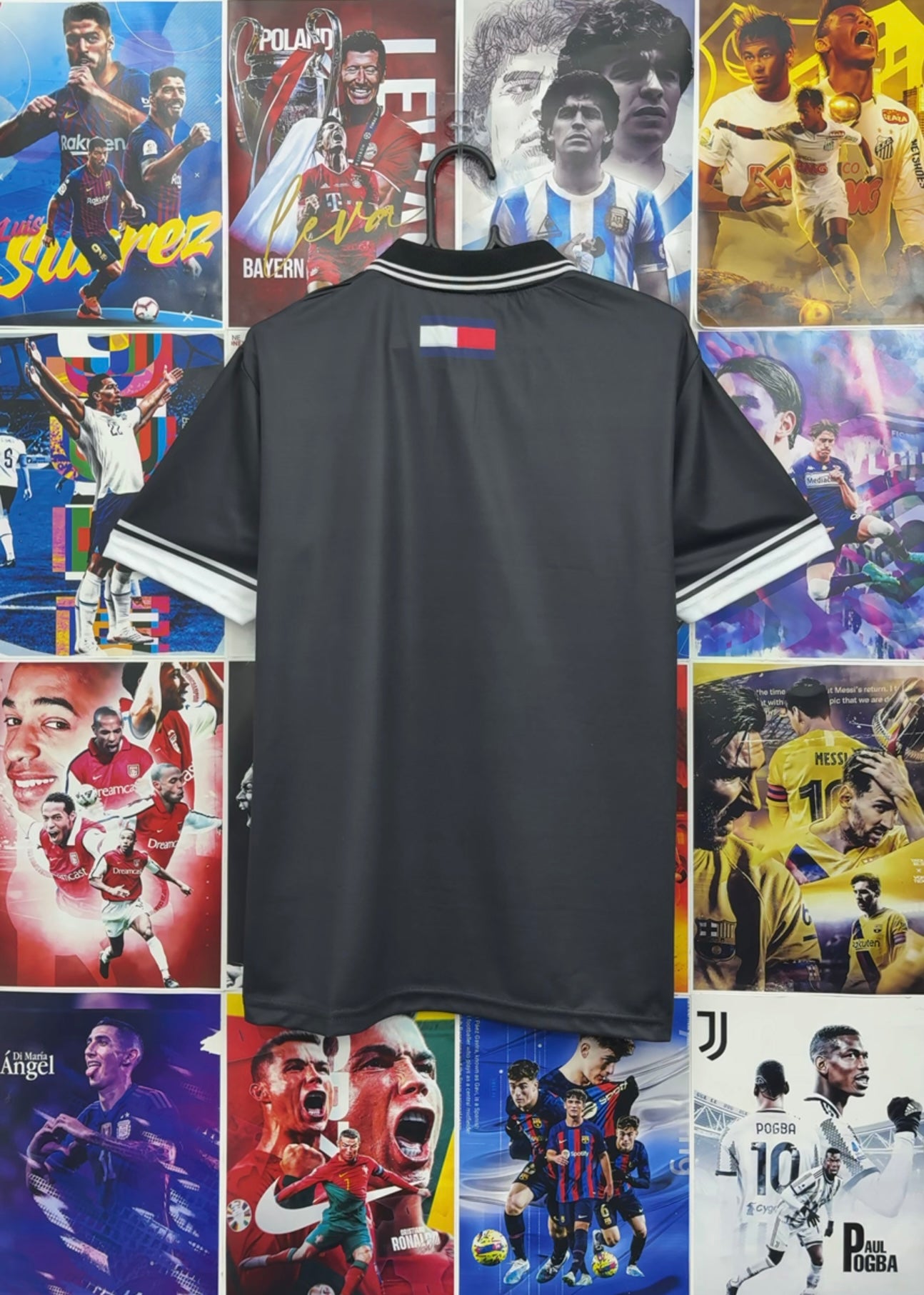 F1 MERCEDES BLACK POLO JERSEY