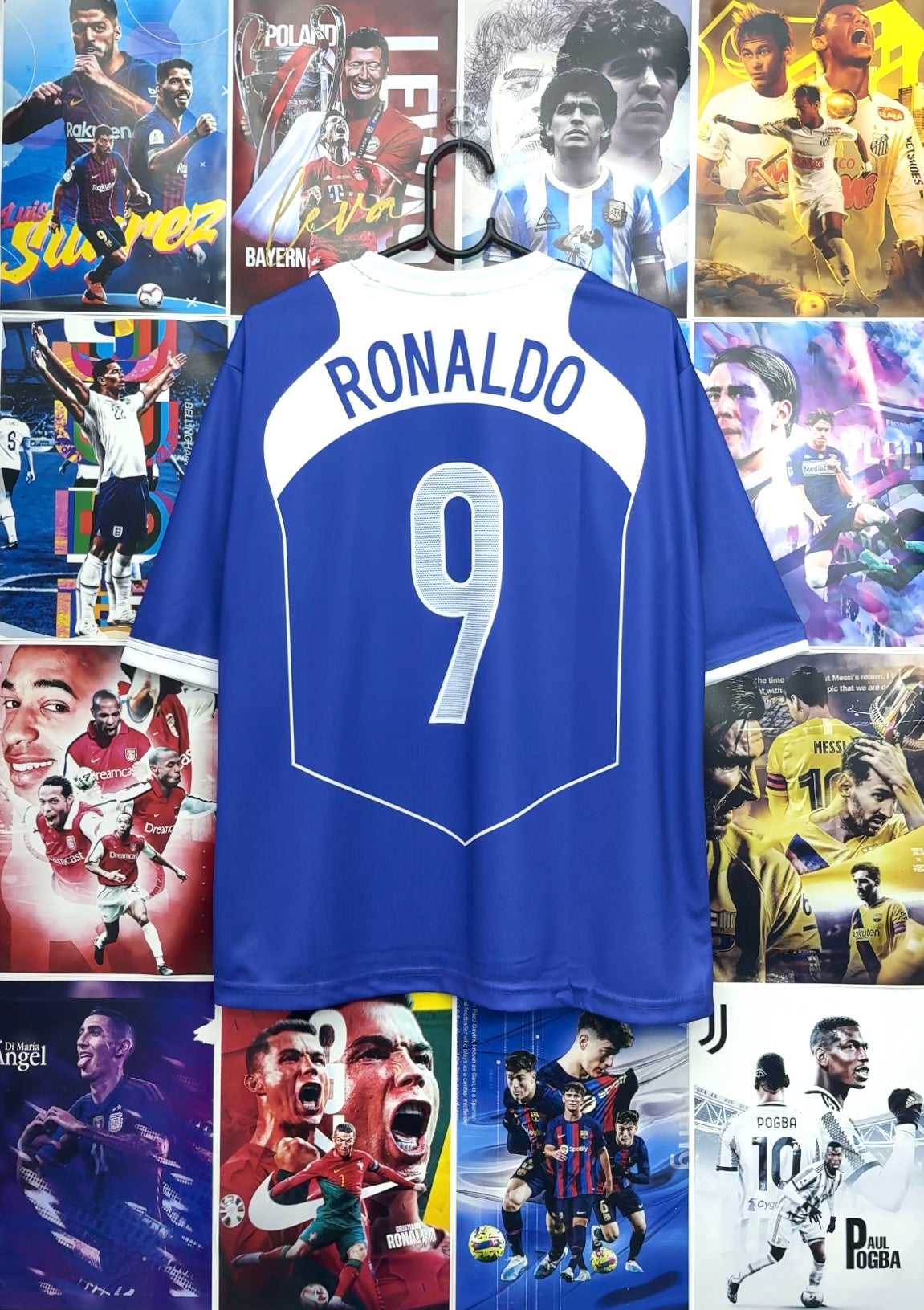 RONALDO BRAZIL 2004 AWAY OVERSIZED KIT