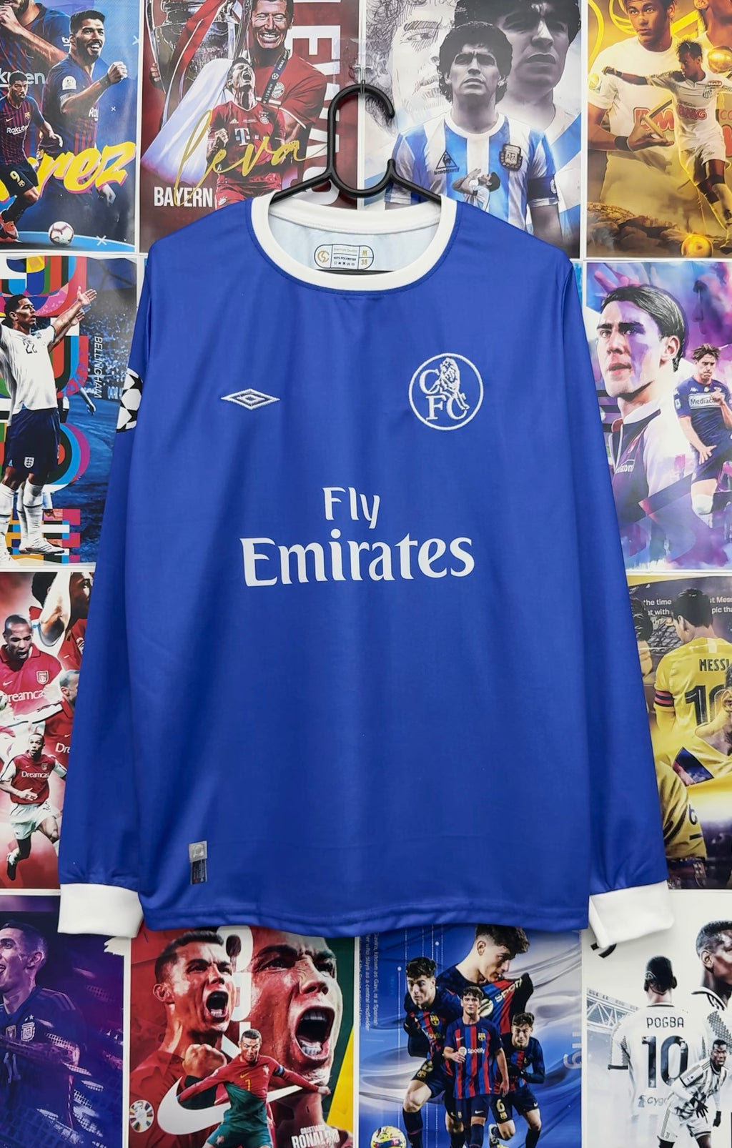 DROGBA CHELSEA 03-04 HOME FULL SLEEVE KIT