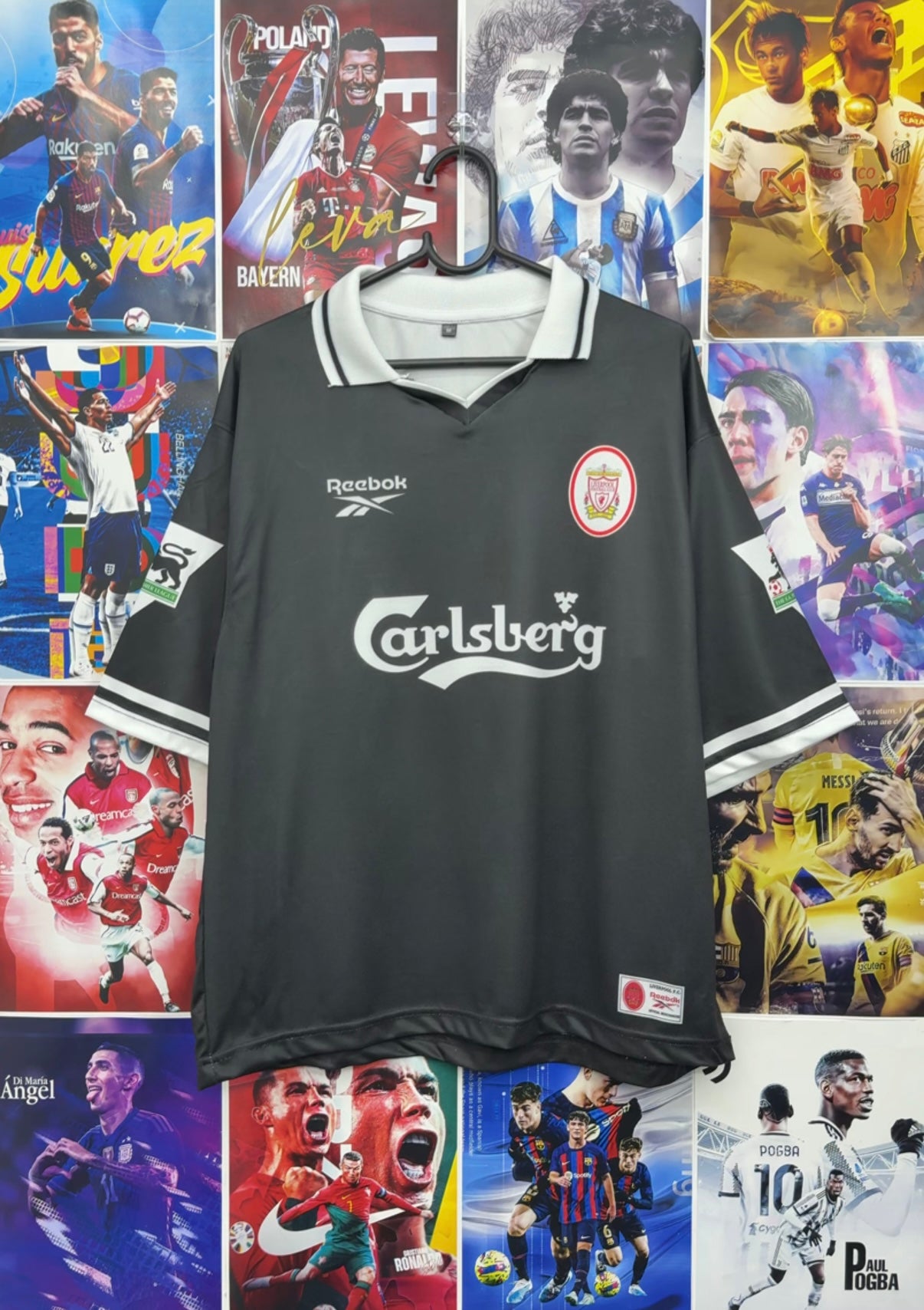FOWLER LIVERPOOL 96-97 AWAY OVERSIZED KIT