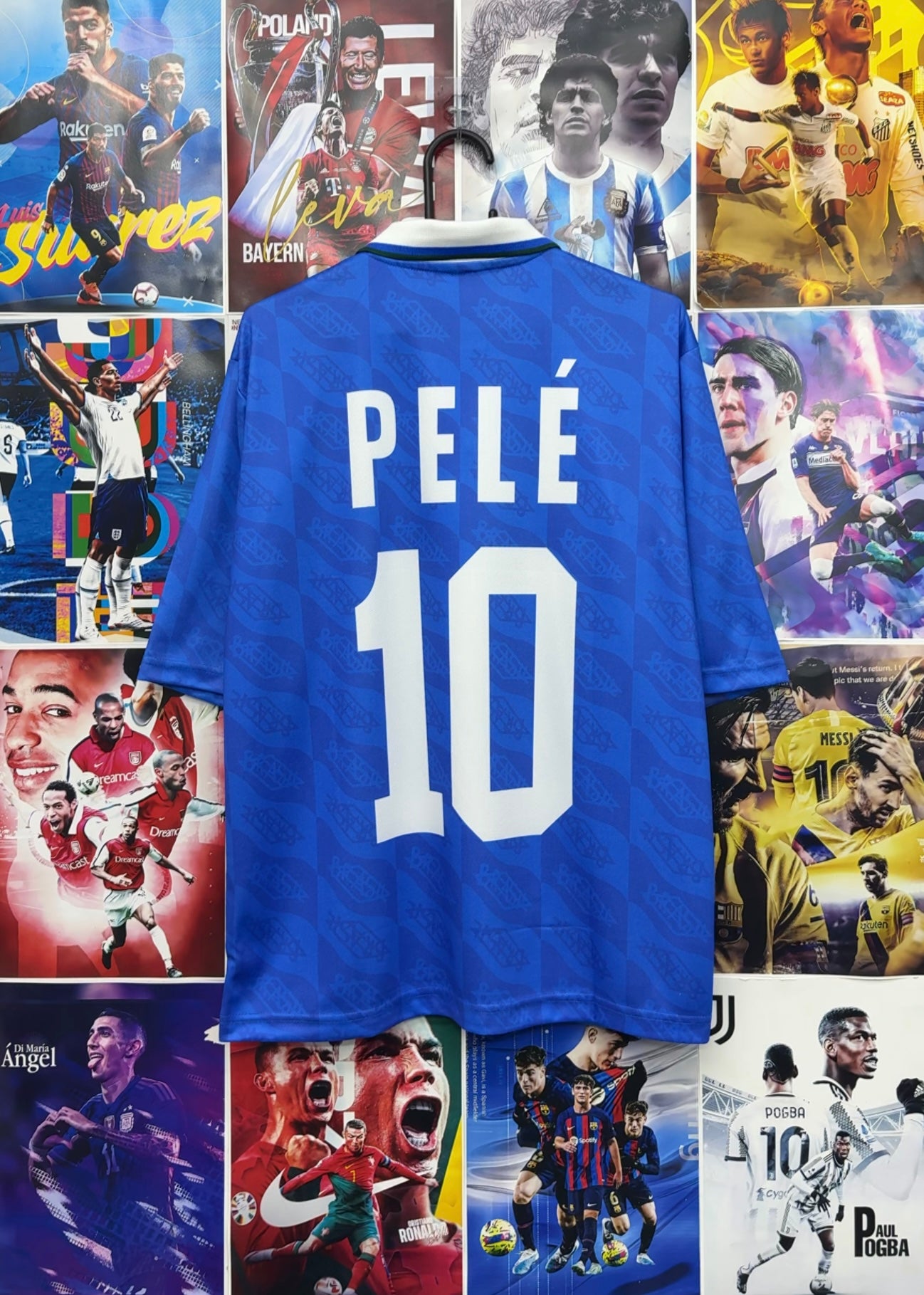 PELE BRAZIL 1992 AWAY OVERSIZED KIT