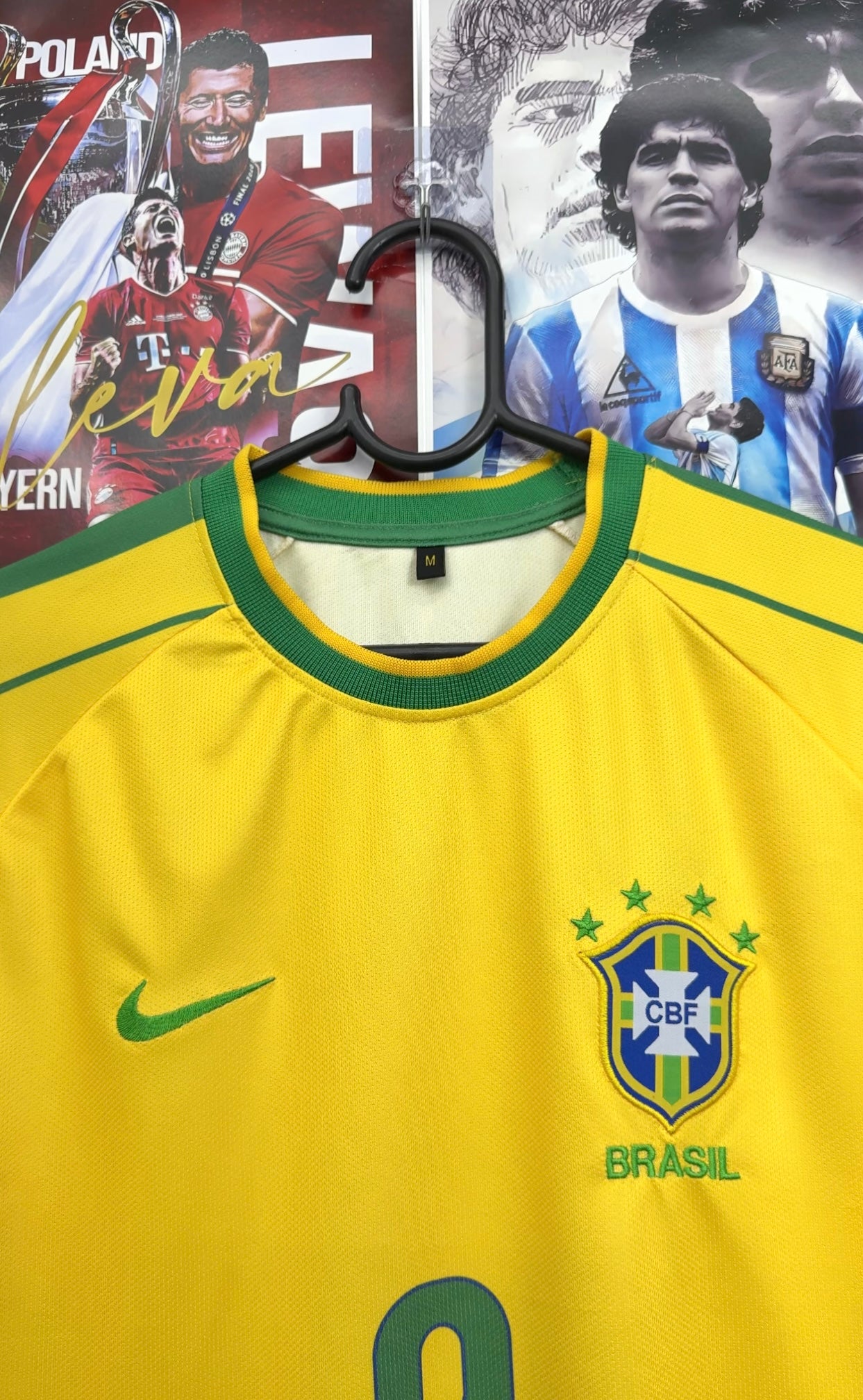 RONALDO BRAZIL 1998 HOME KIT