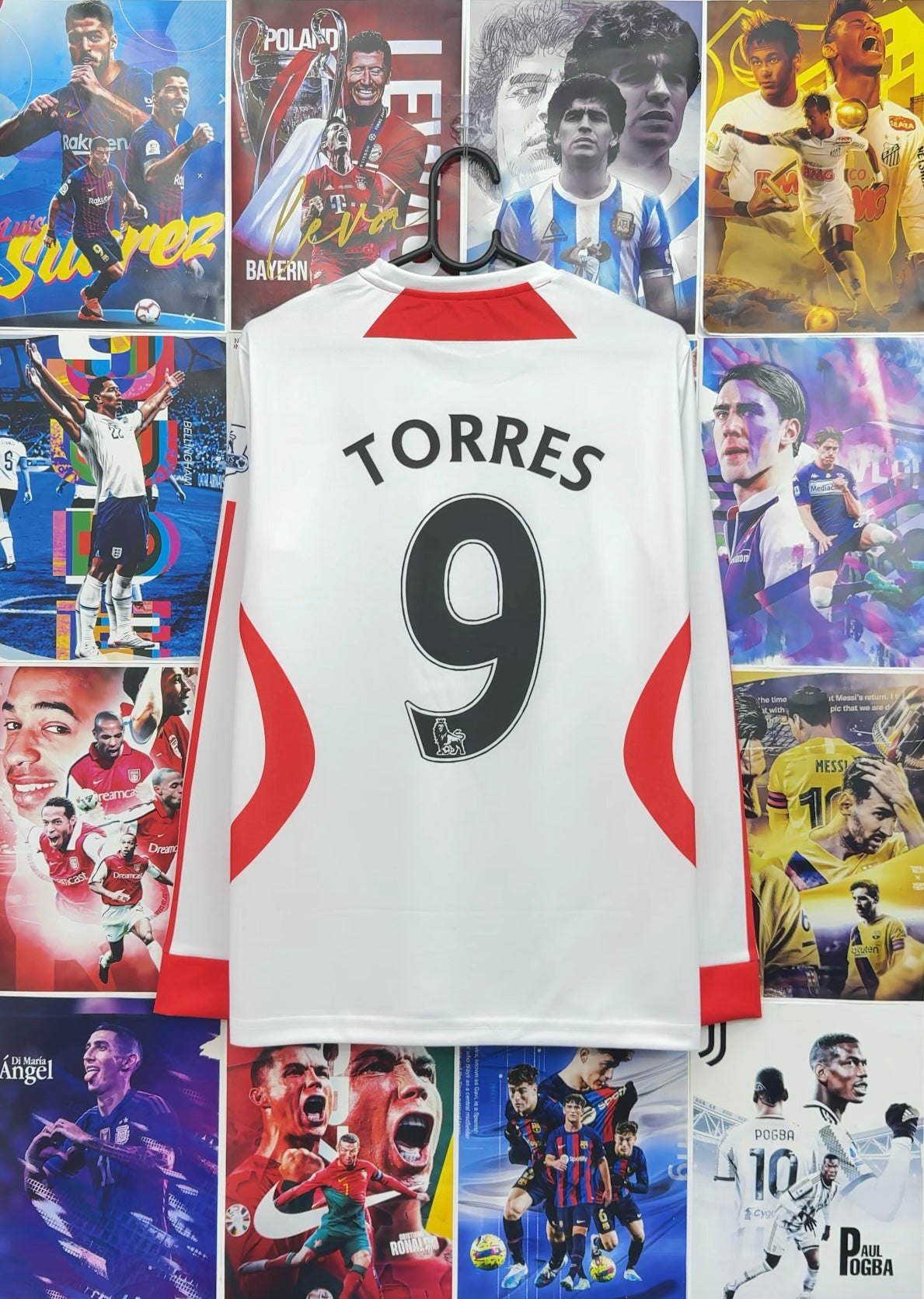 TORRES LIVERPOOL 07-08 AWAY FULL SLEEVE KIT