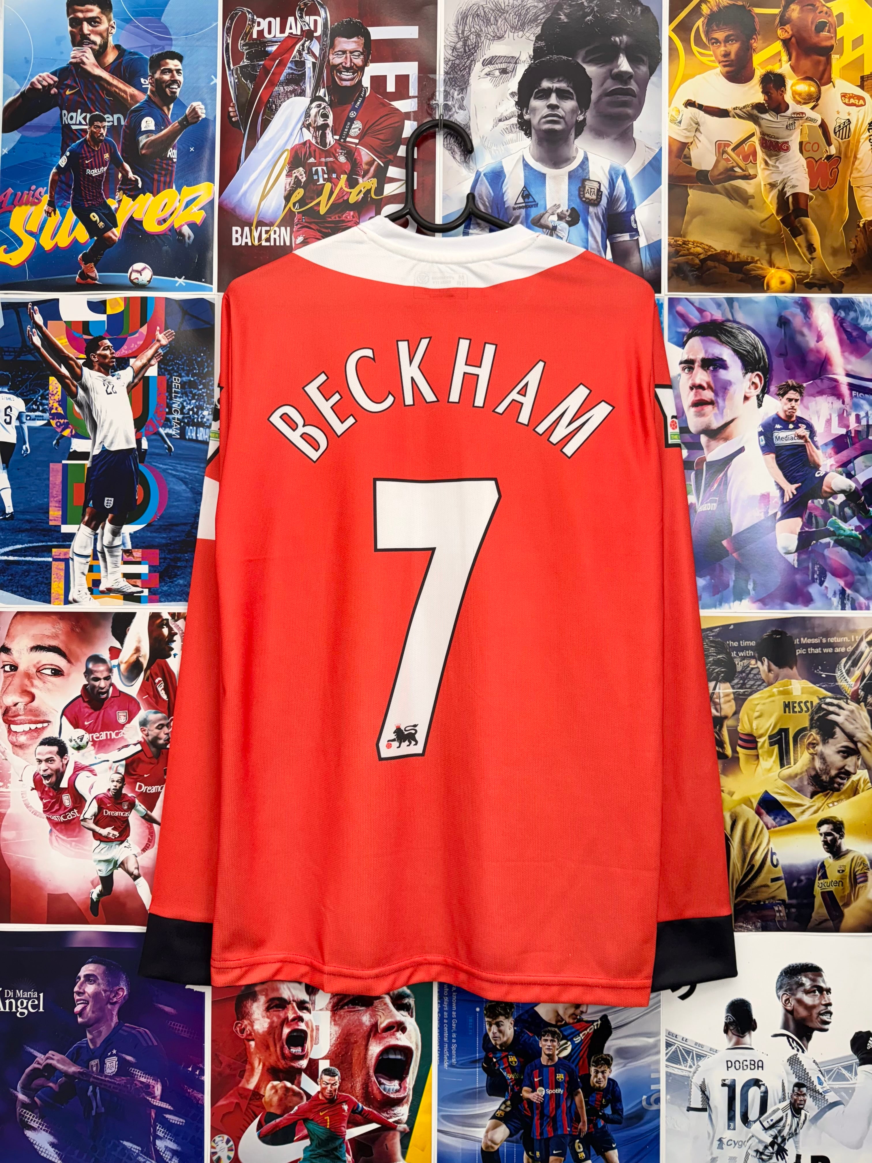 BECKHAM MAN UNITED 05-06 HOME FULL SLEEVE KIT