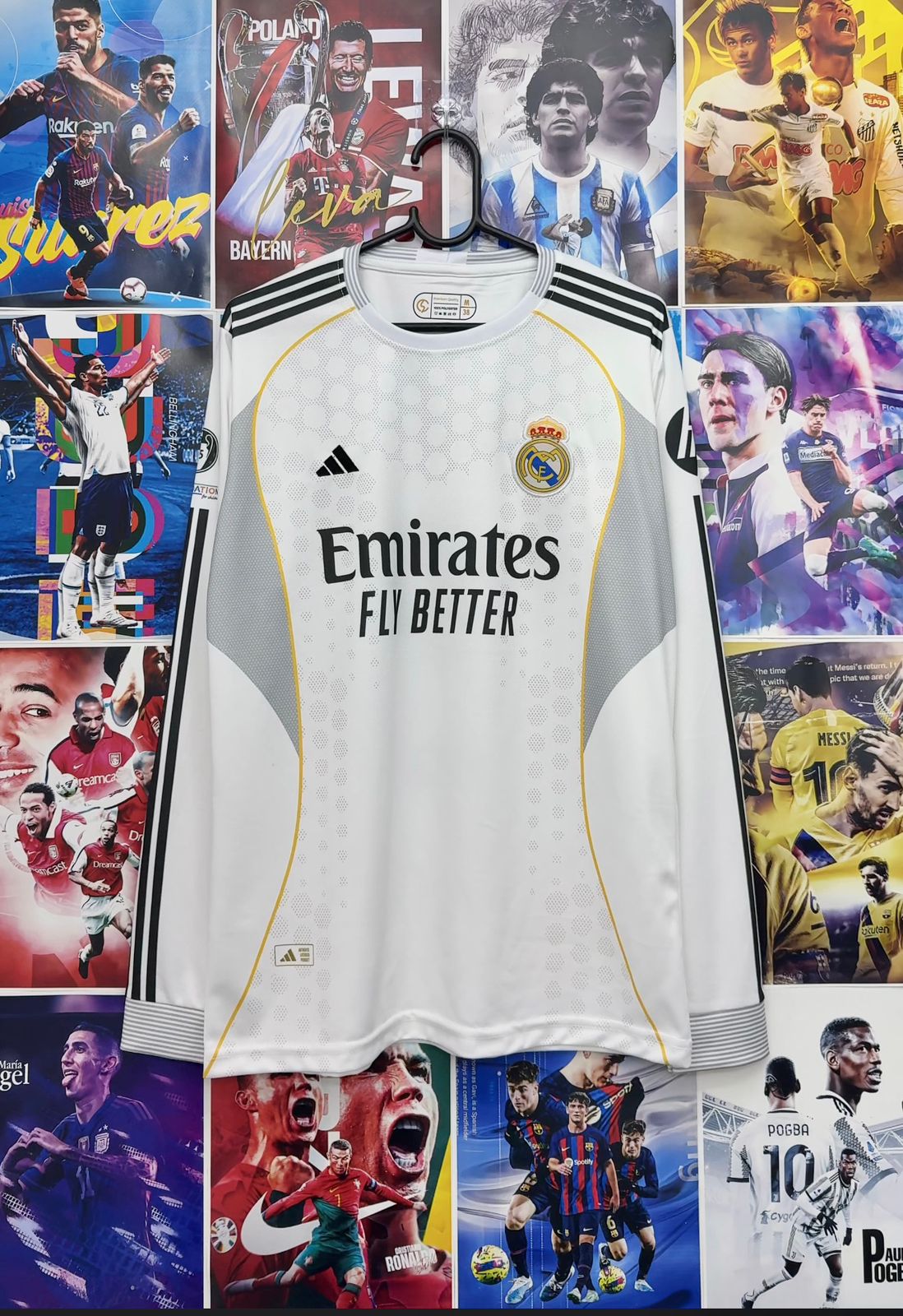 MBAPPE REAL MADRID 25-26 HOME FULL SLEEVE KIT