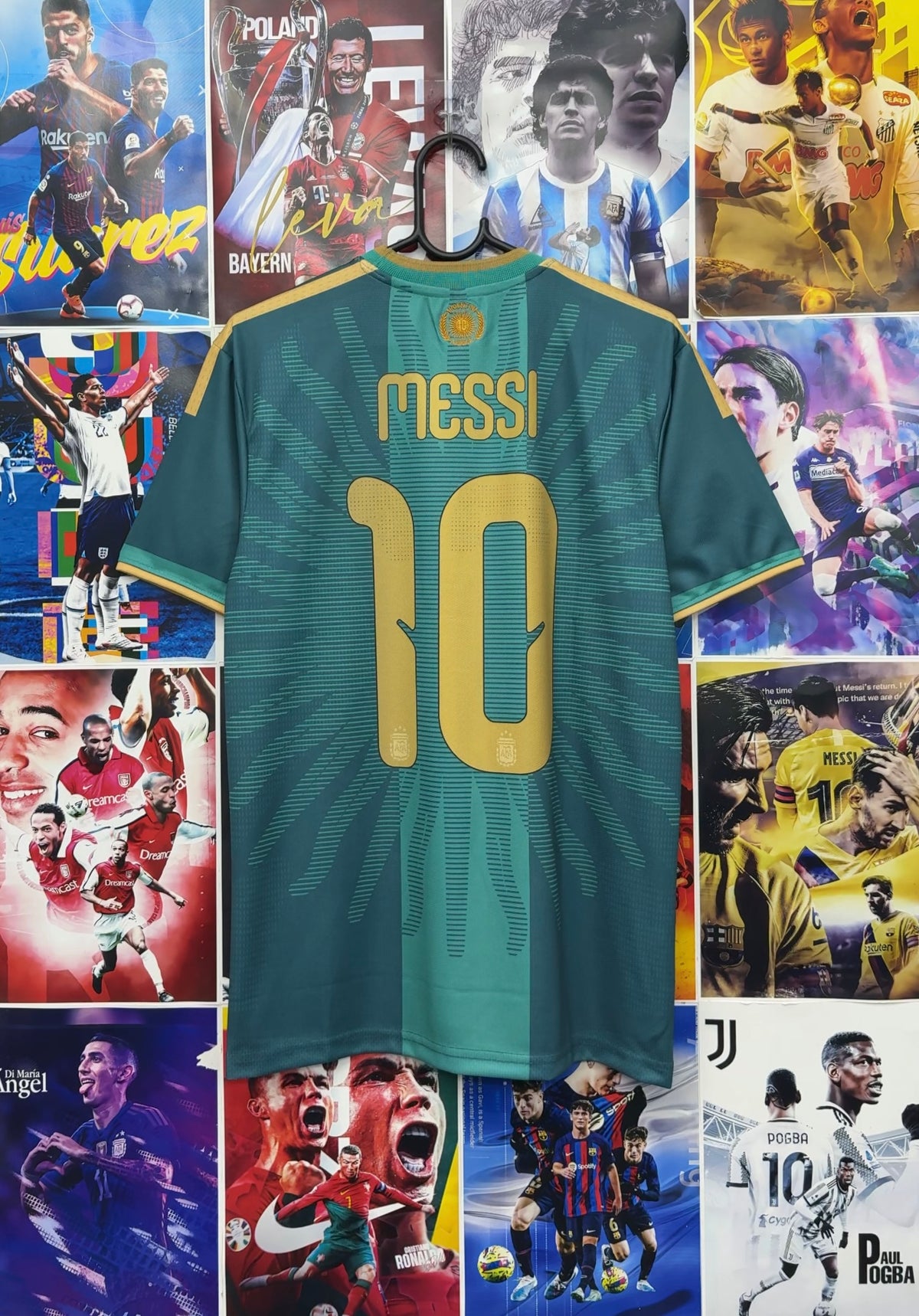 MESSI ARGENTINA FAREWELL GREEN KIT