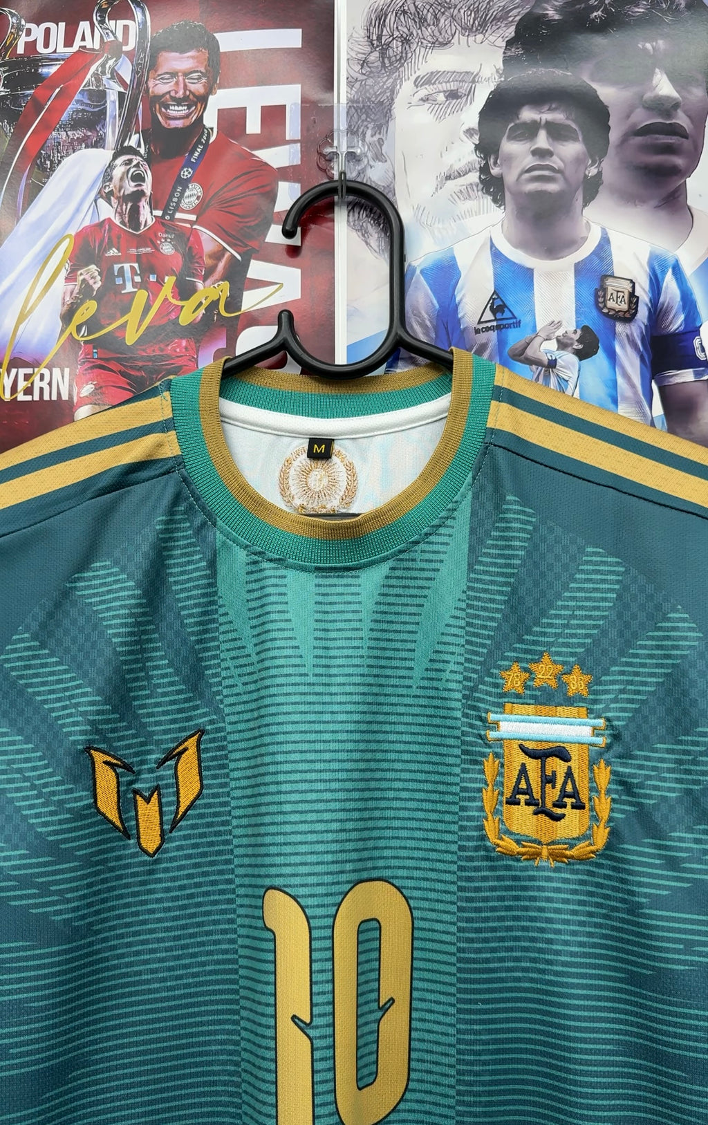 MESSI ARGENTINA FAREWELL GREEN KIT