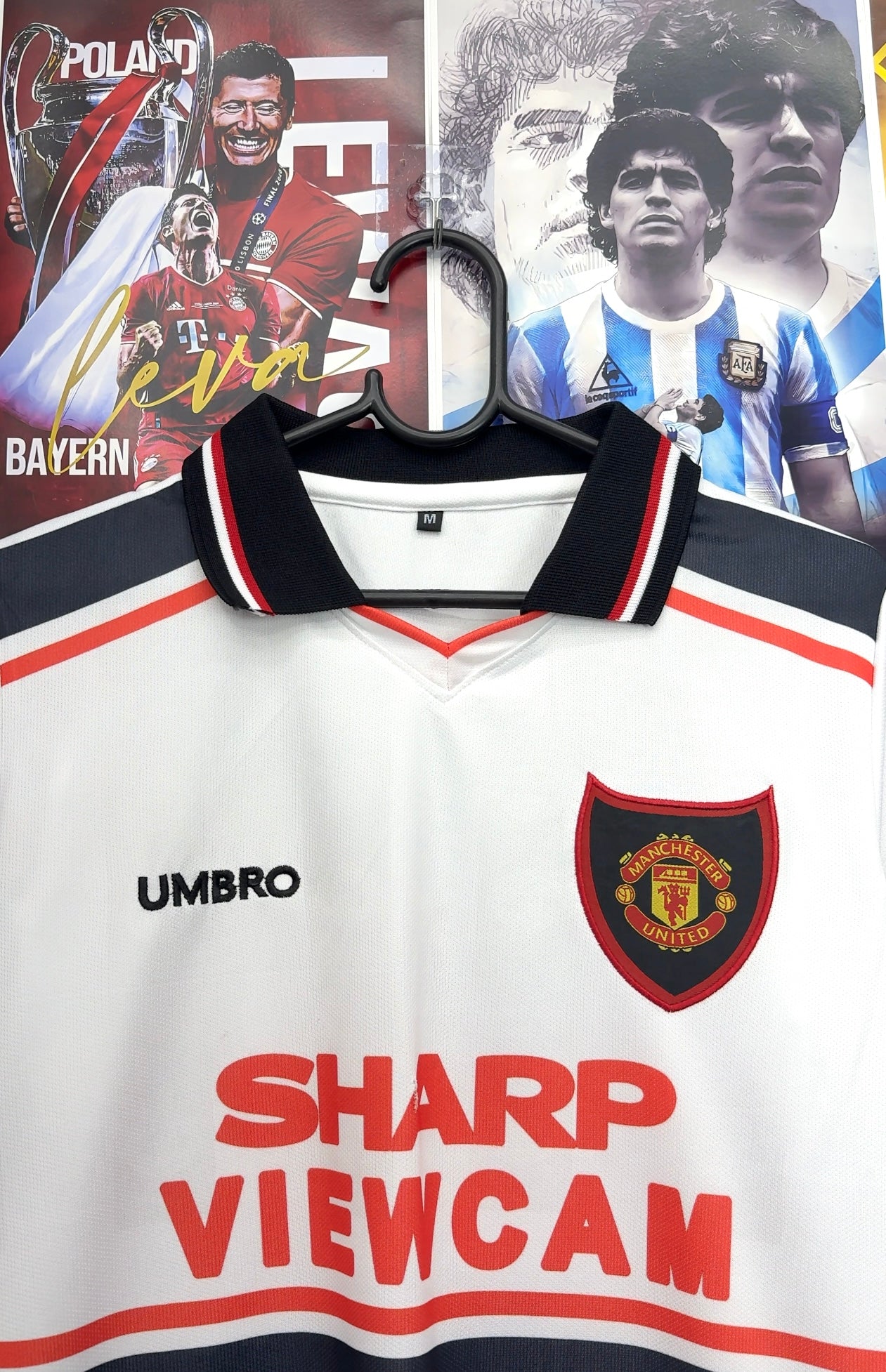 BECKHAM MAN UNITED 97-98 AWAY KIT