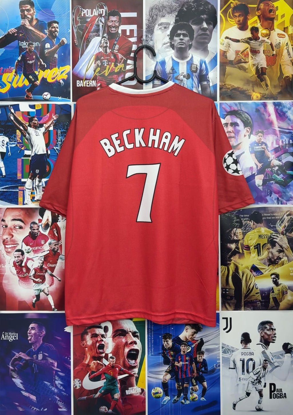 BECKHAM MAN UNITED 99-00 HOME OVERSIZED KIT