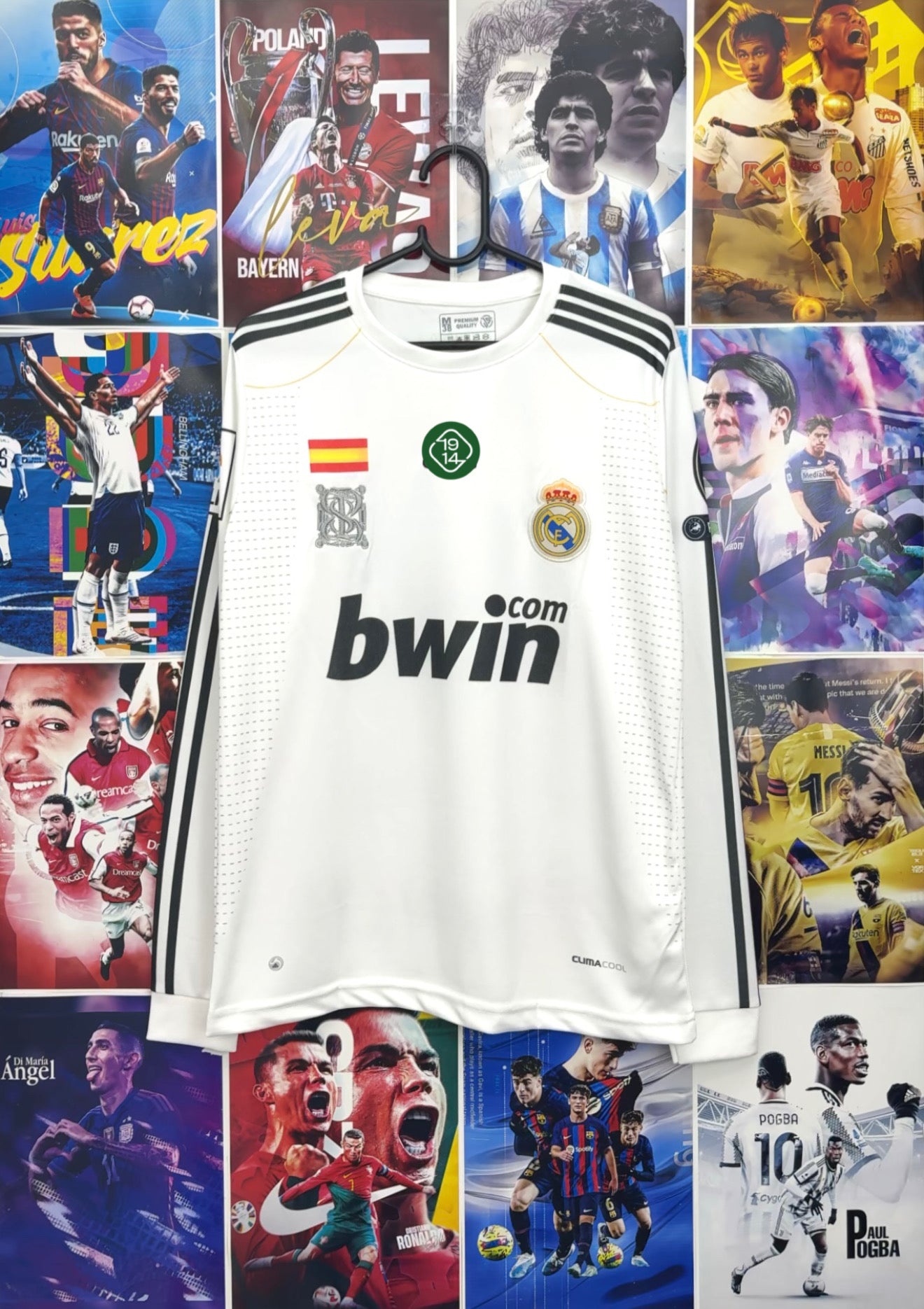 RONALDO REAL MADRID 09-10 HOME FULL SLEEVE KIT