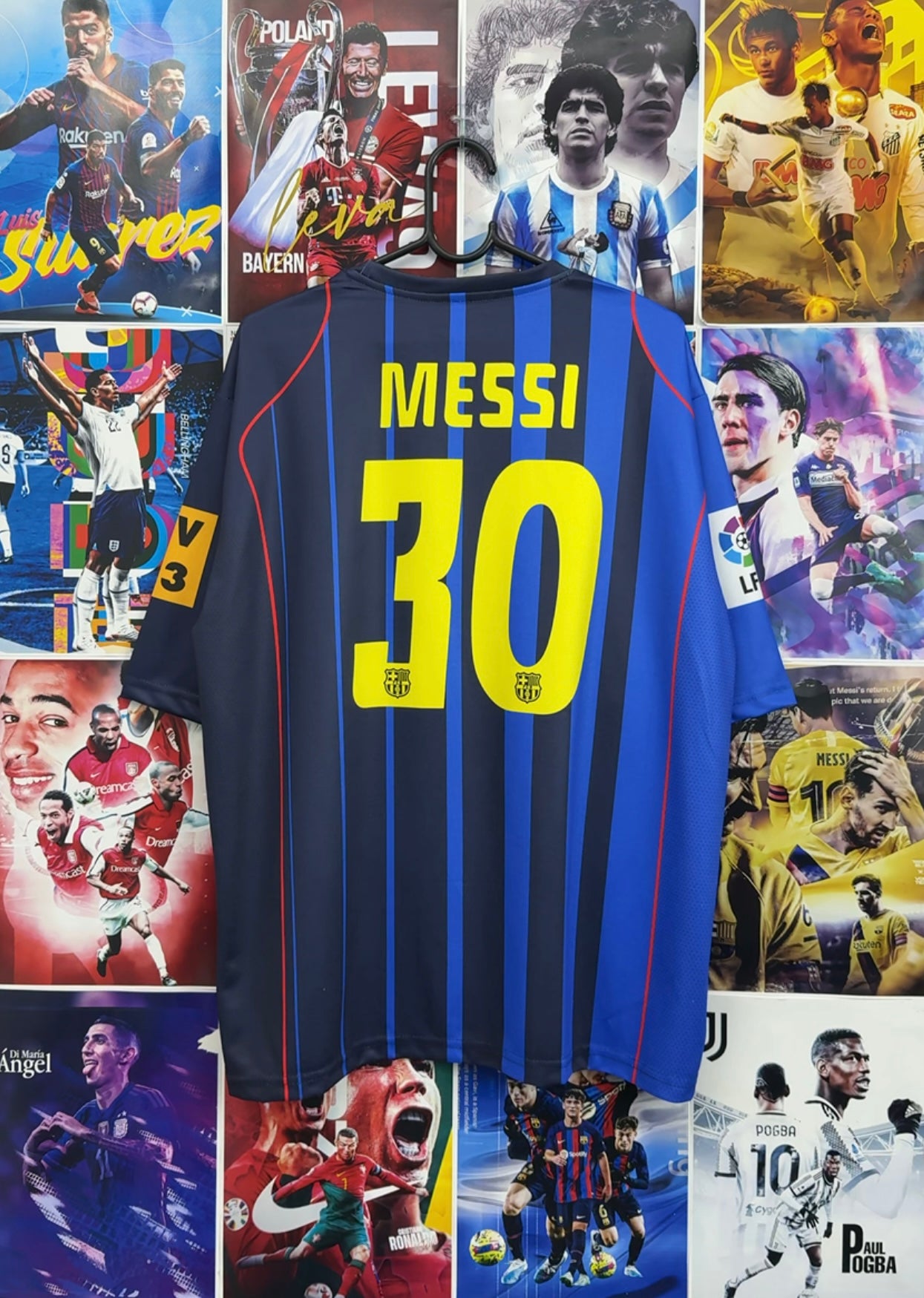 MESSI BARCA 04-05 AWAY OVERSIZED KIT