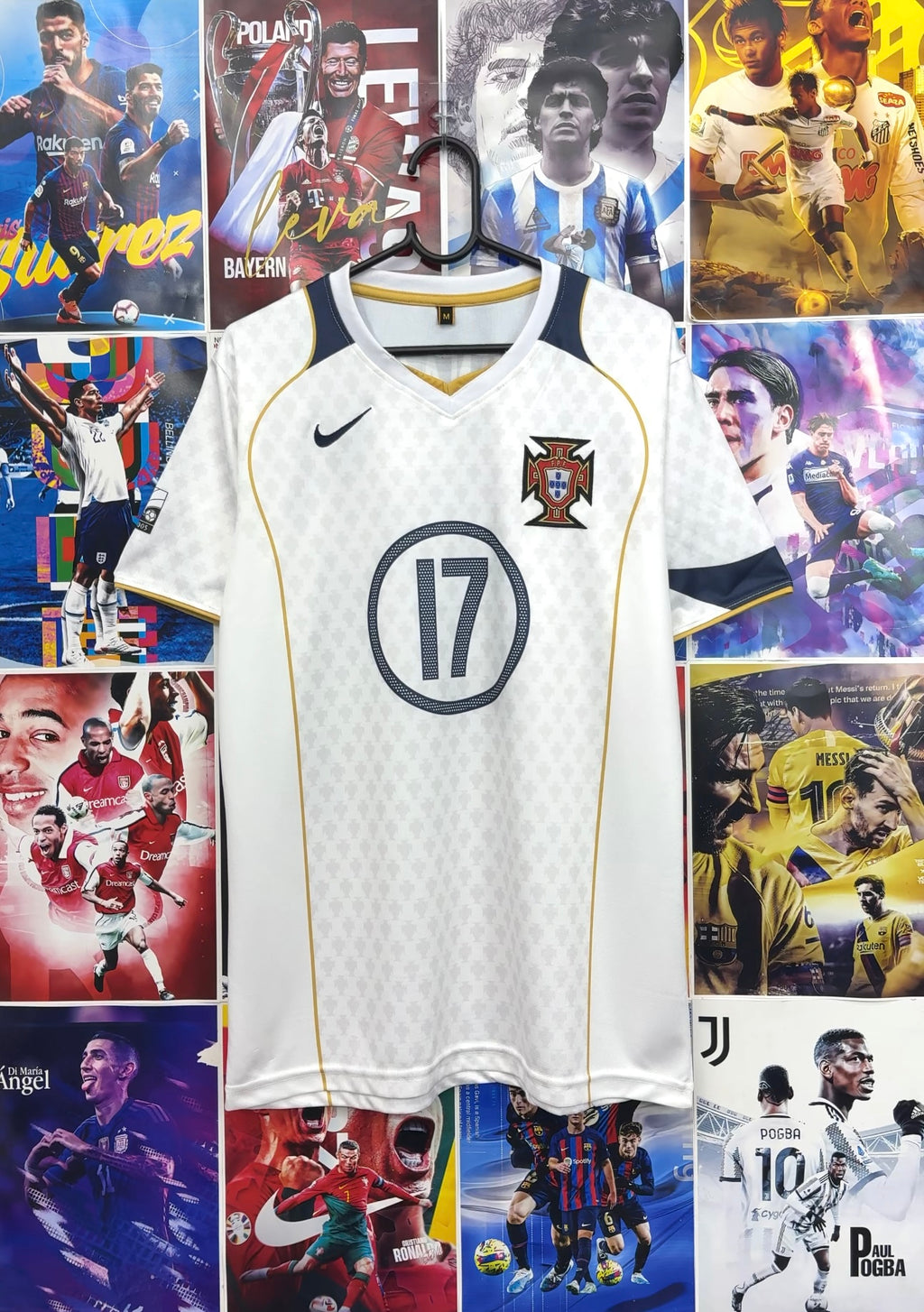 RONALDO PORTUGAL 2004 AWAY KIT (PREMIUM)