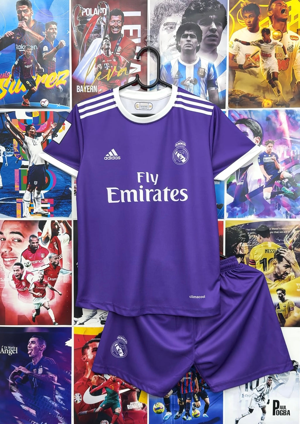RONALDO REAL MADRID 16-17 AWAY KIDS SET