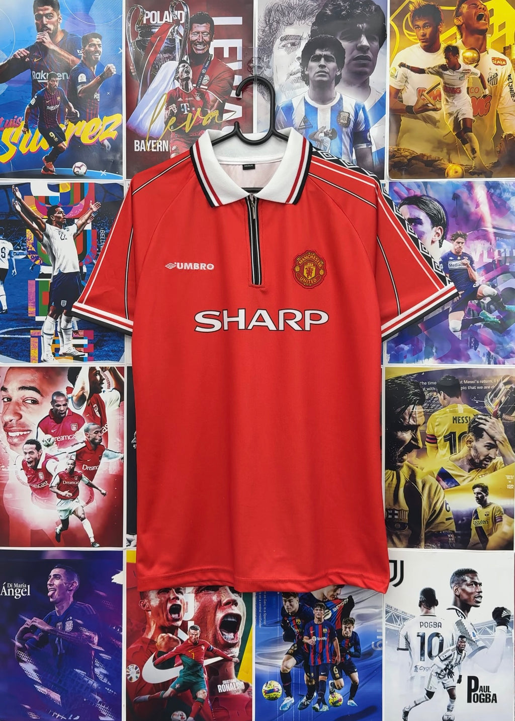 BECKHAM MAN UNITED 98-99 HOME KIT