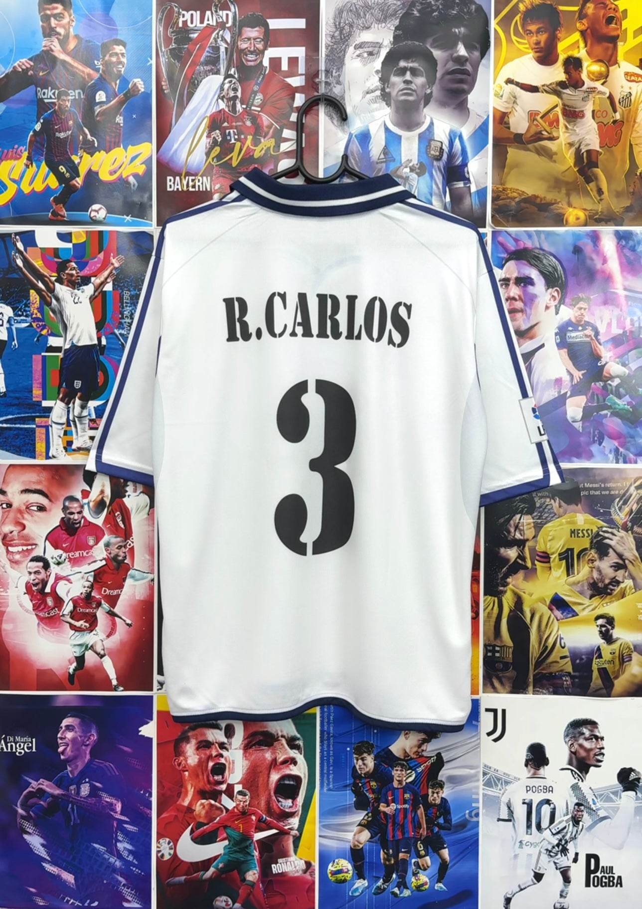 CARLOS REAL MADRID 00-01 HOME OVERSIZED KIT