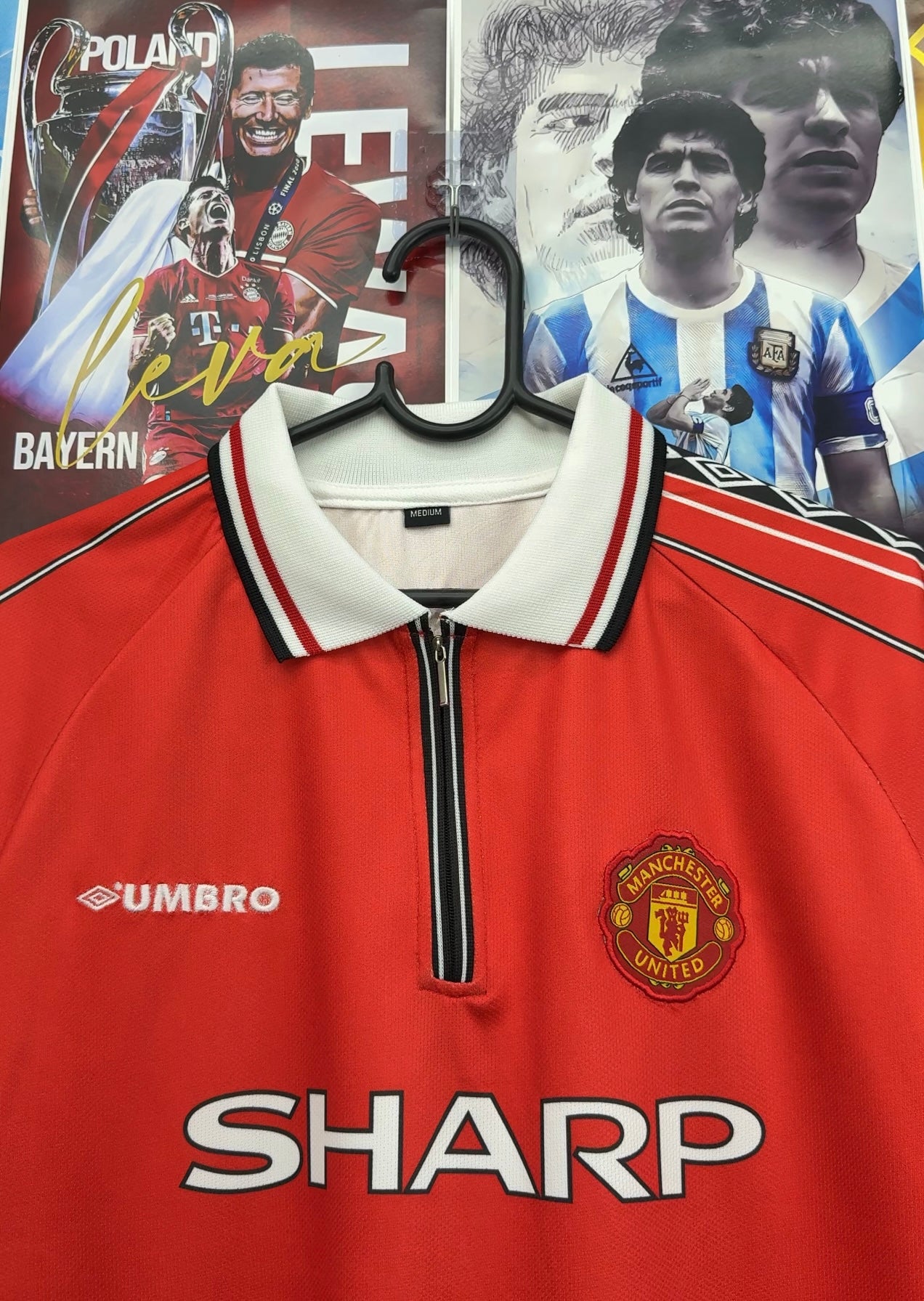 BECKHAM MAN UNITED 98-99 HOME KIT