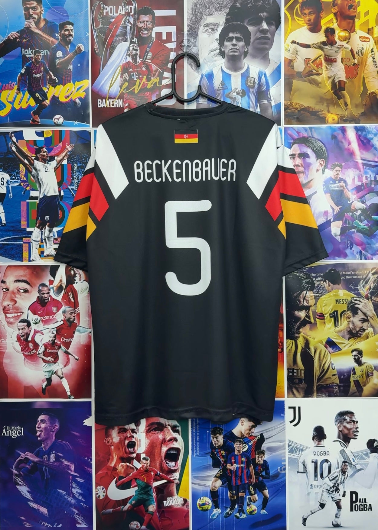 BECKENBAUER GERMANY 1996 AWAY OVERSIZED KIT