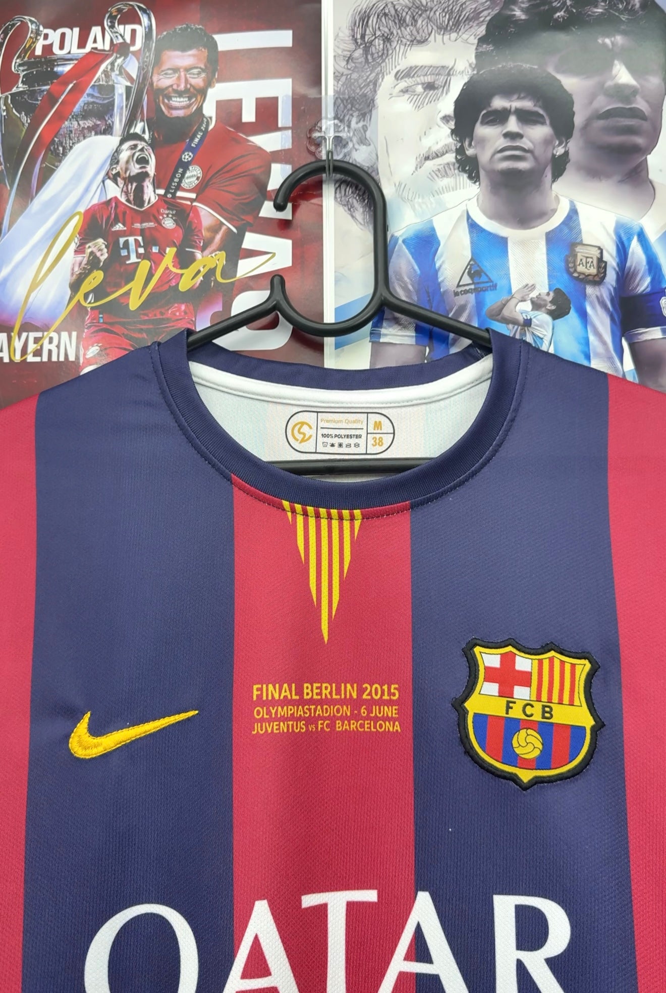 MESSI BARCA 14-15 HOME FULL SLEEVE KIT