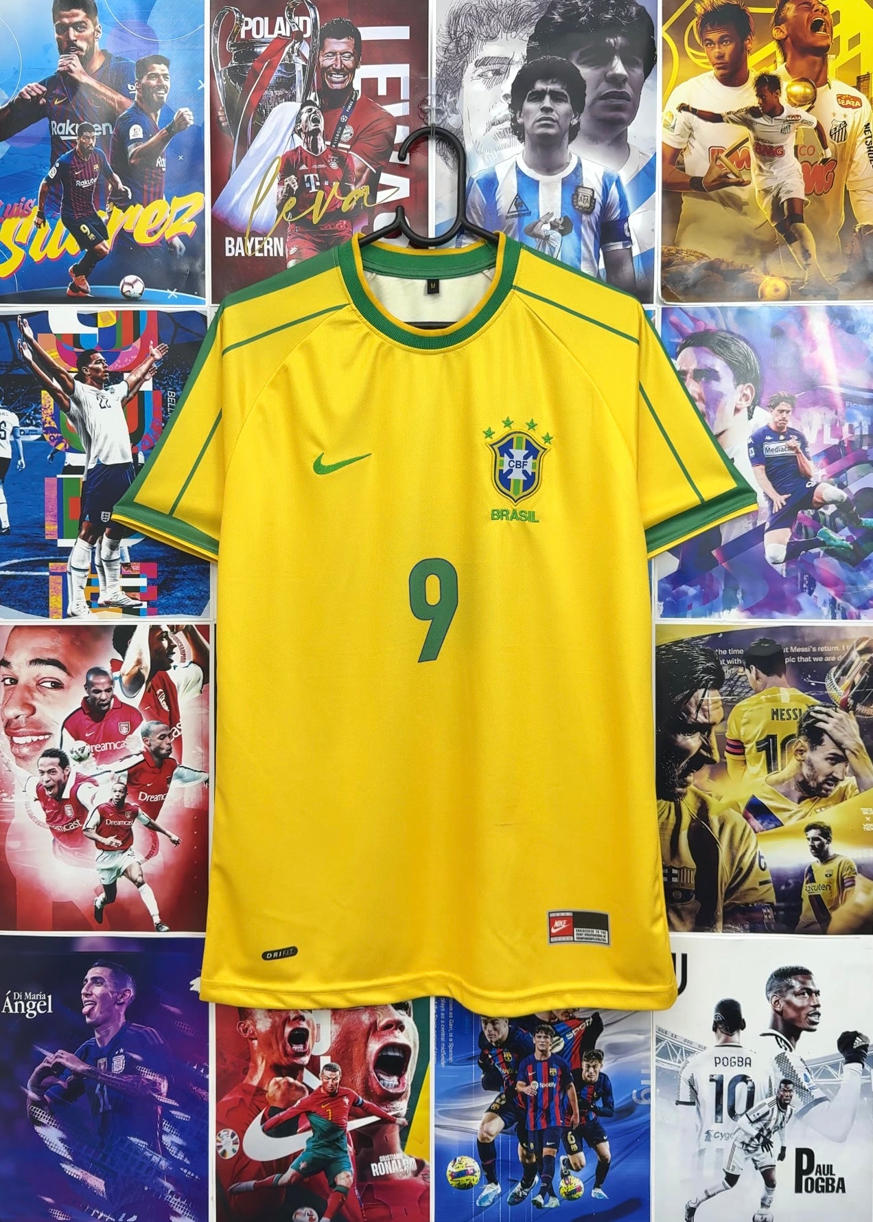 RONALDO BRAZIL 1998 HOME KIT
