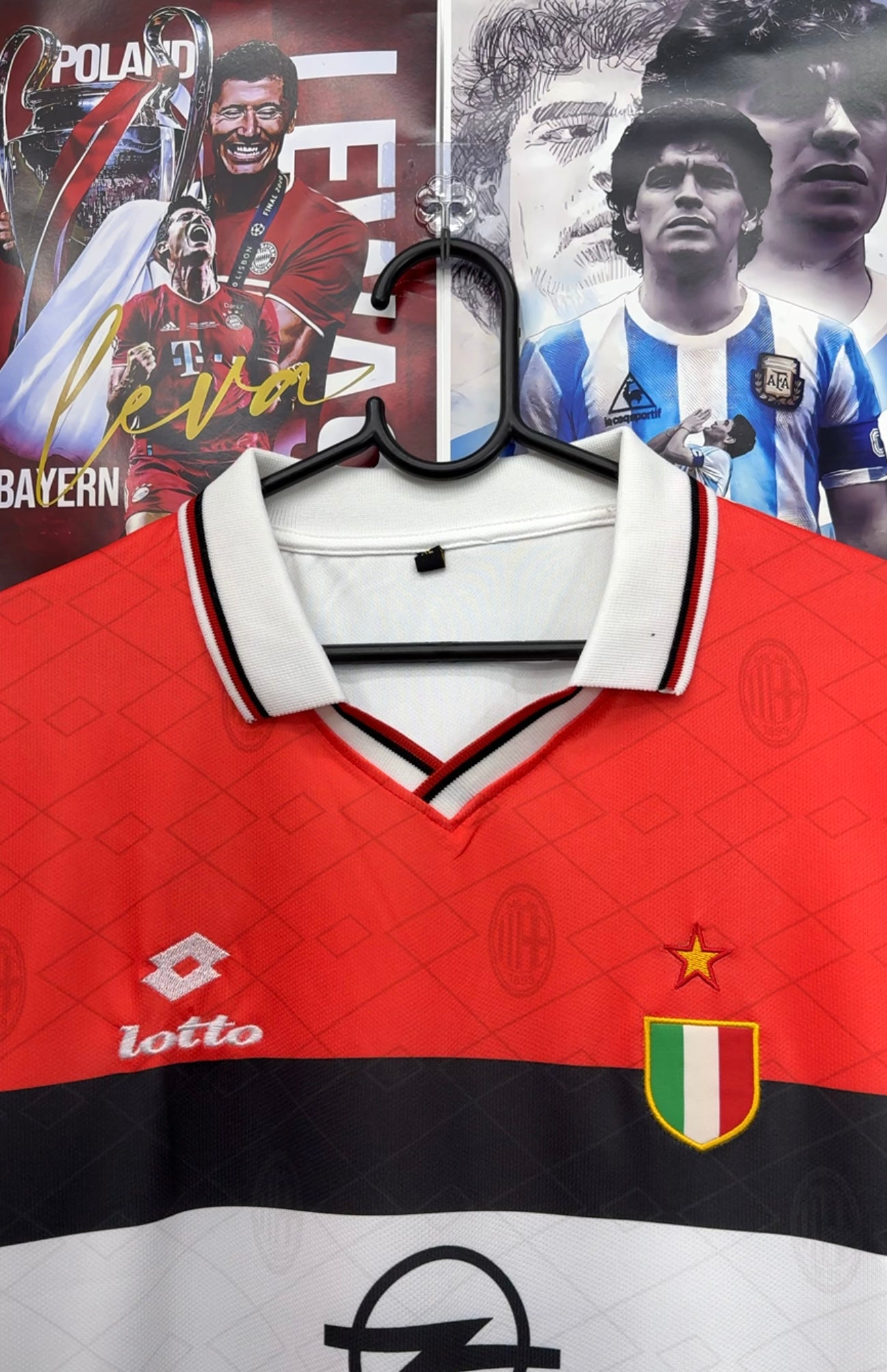 MALDINI MILAN 94-95 AWAY OVERSIZED KIT