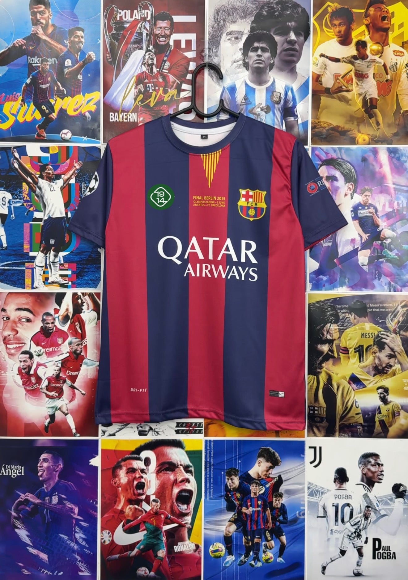 NEYMAR BARCA 14-15 HOME KIDS KIT