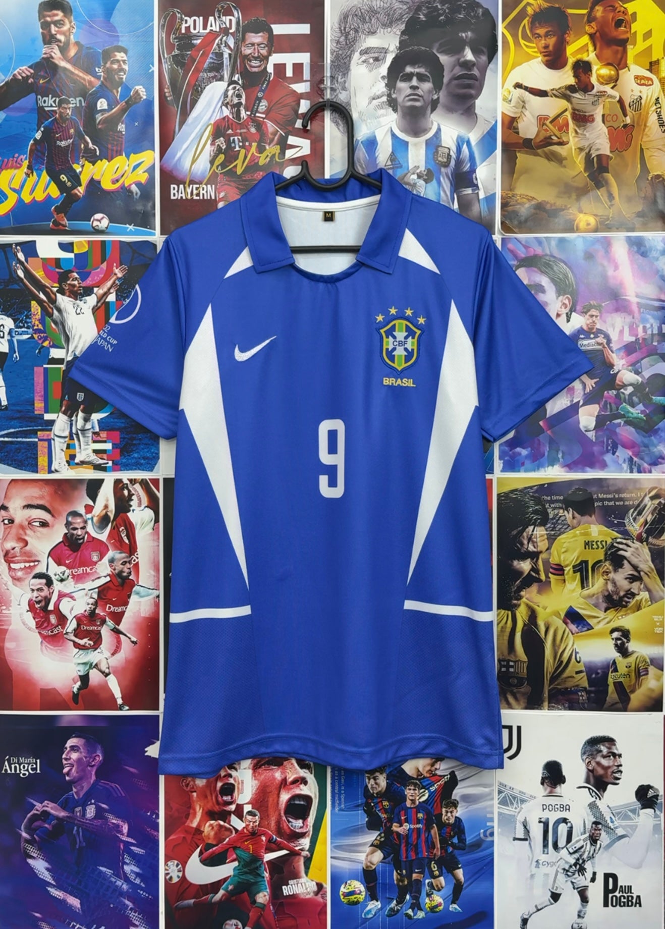 RONALDO BRAZIL 2002 AWAY KIT