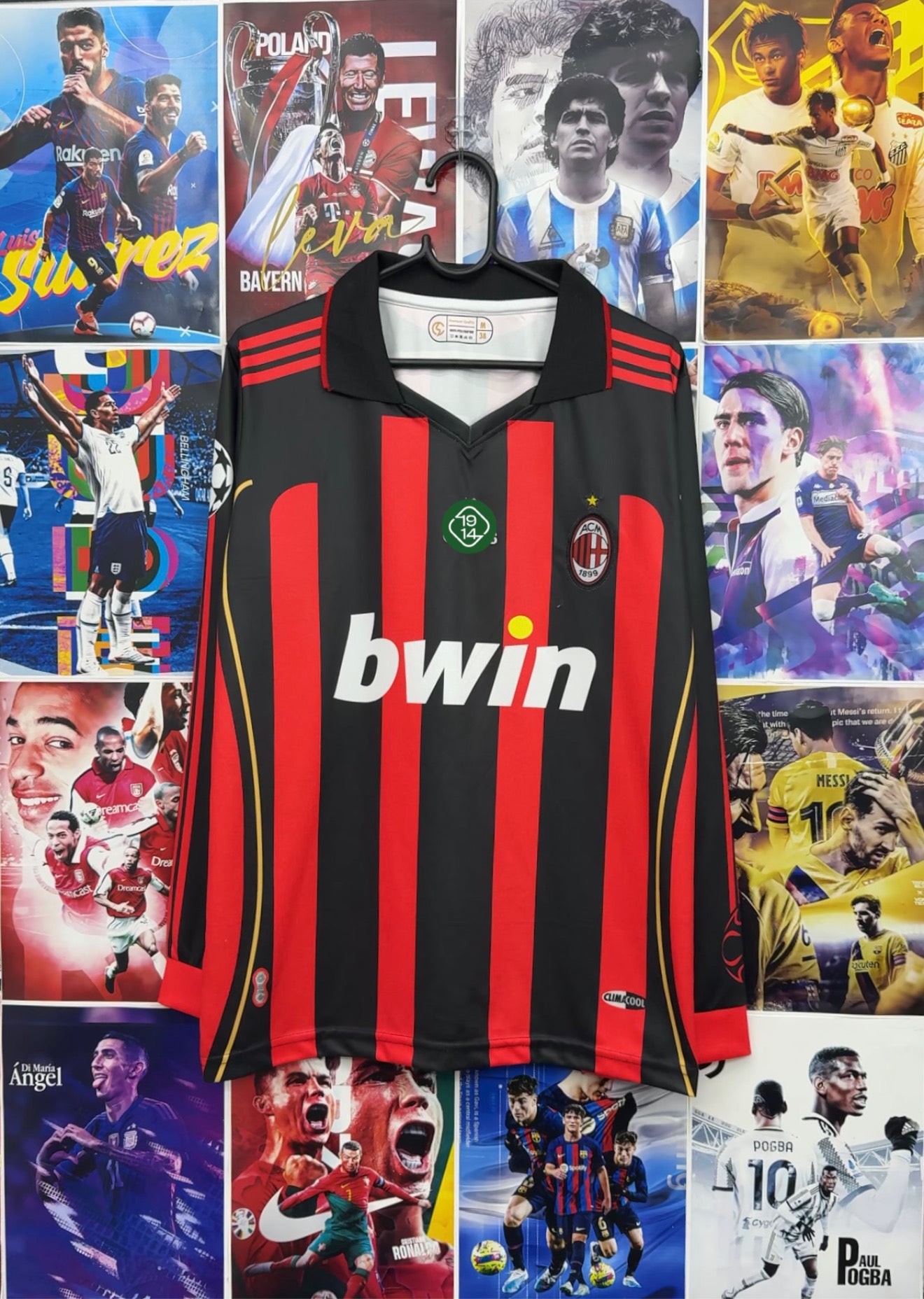 RONALDO NAZARIO MILAN 06-07 HOME FULL SLEEVE KIT