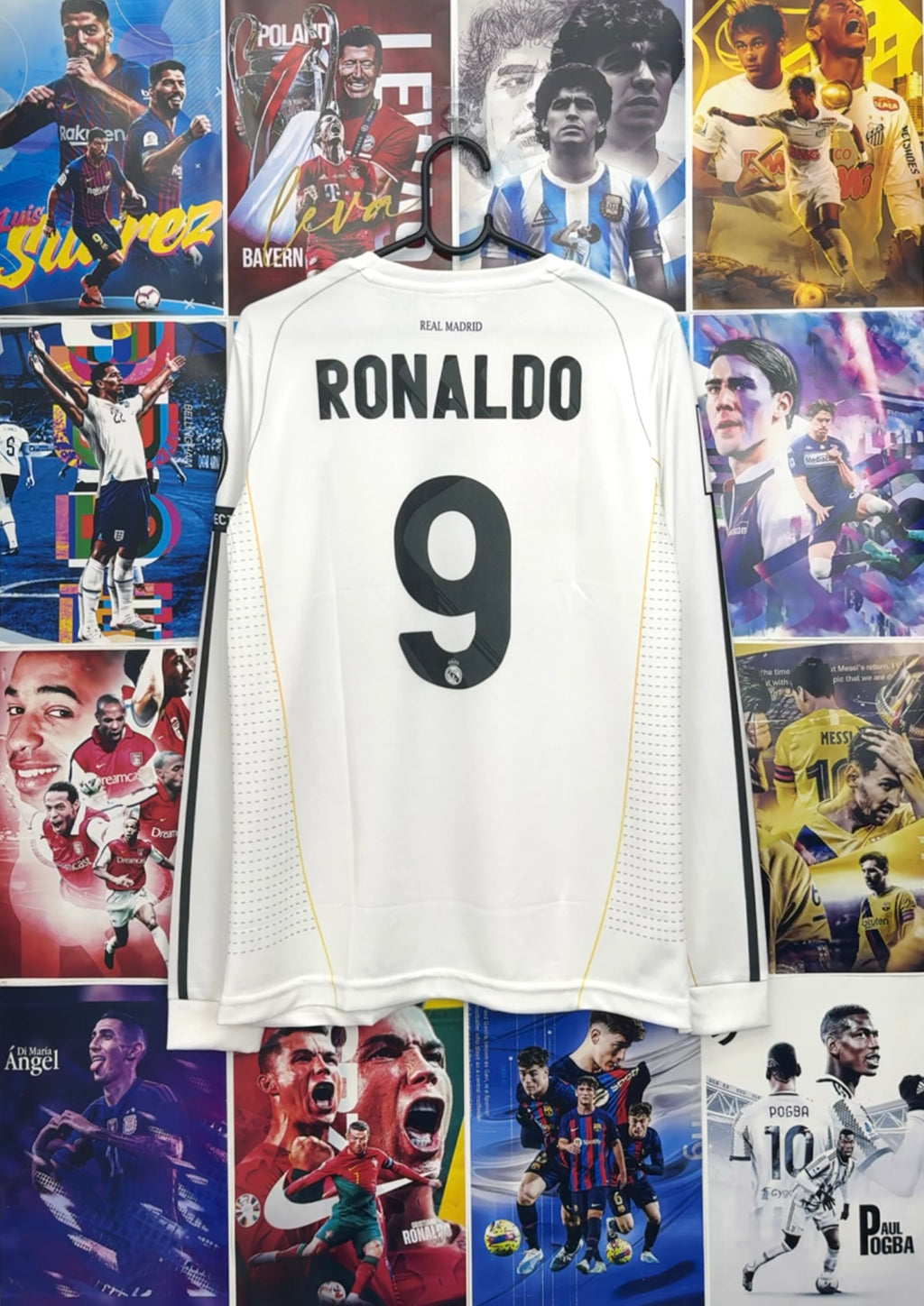 RONALDO REAL MADRID 09-10 HOME FULL SLEEVE KIT