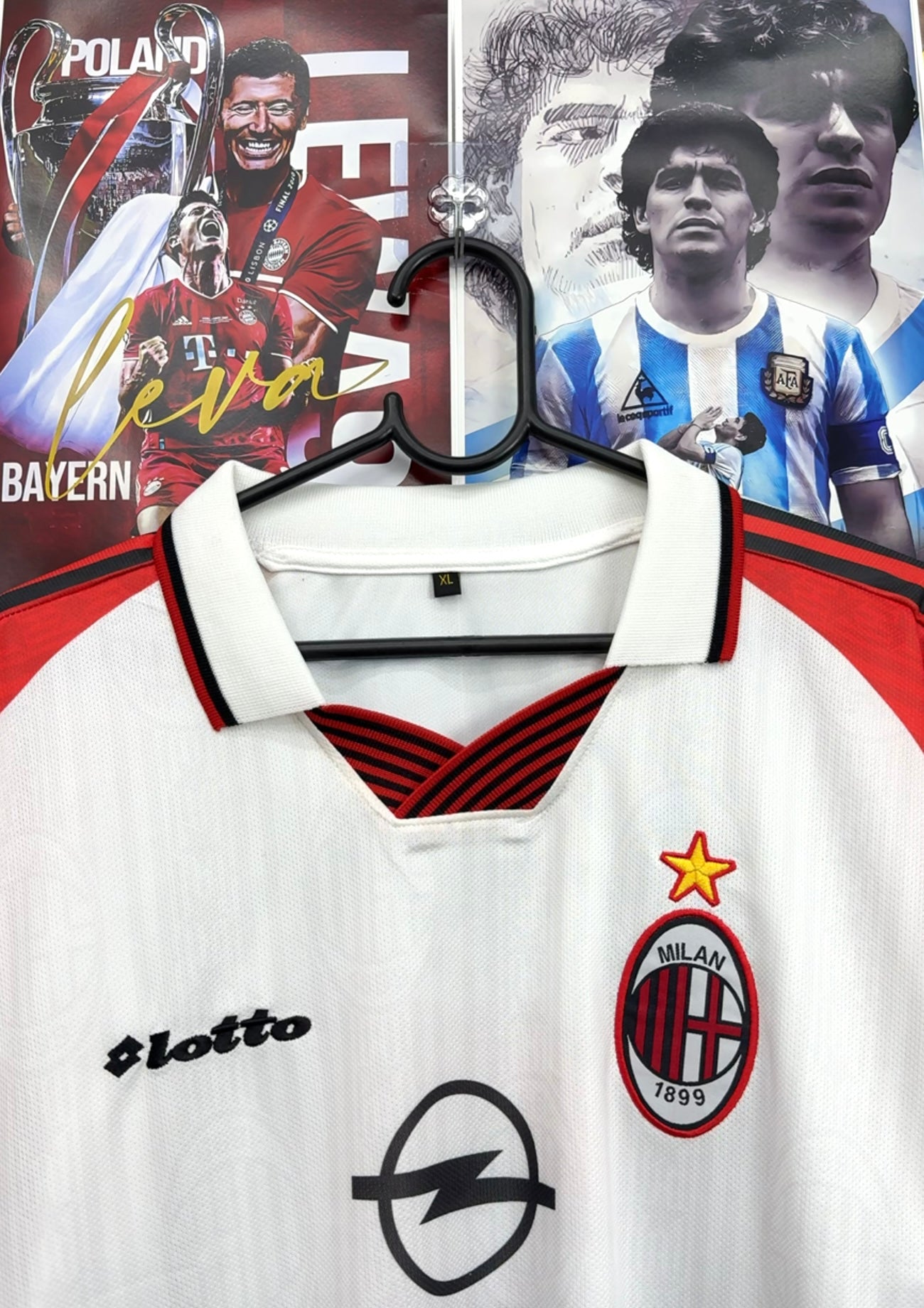 MALDINI MILAN 97-98 AWAY OVERSIZED KIT