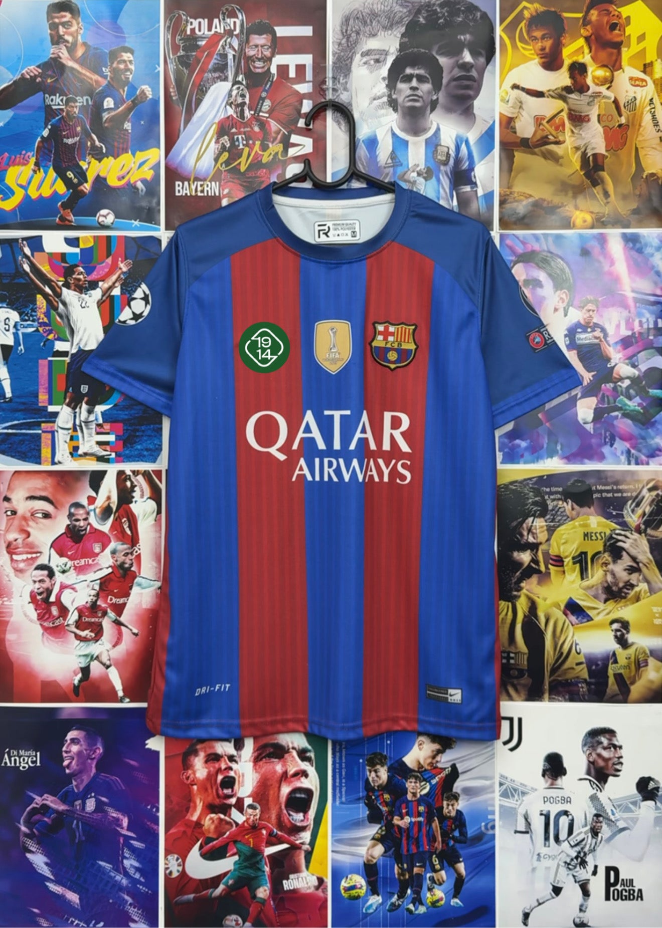 NEYMAR BARCA 17-18 HOME KIT