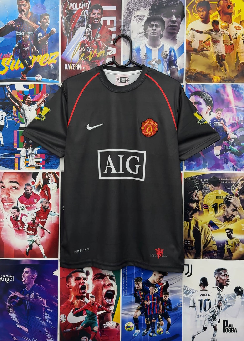 RONALDO MAN UNITED 07-08 AWAY KIT