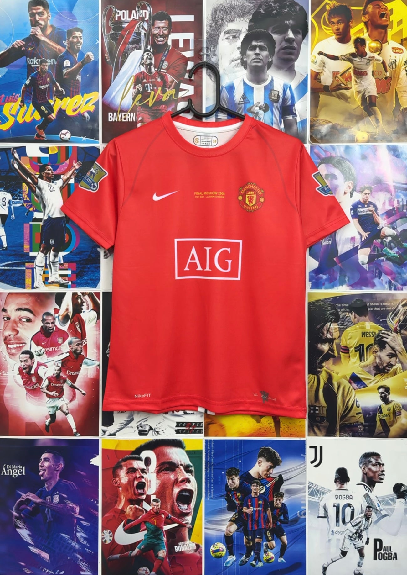RONALDO MAN UNITED 07-08 HOME KIDS KIT