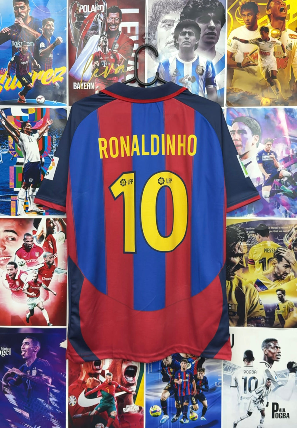 RONALDINHO BARCA 03-04 HOME KIT