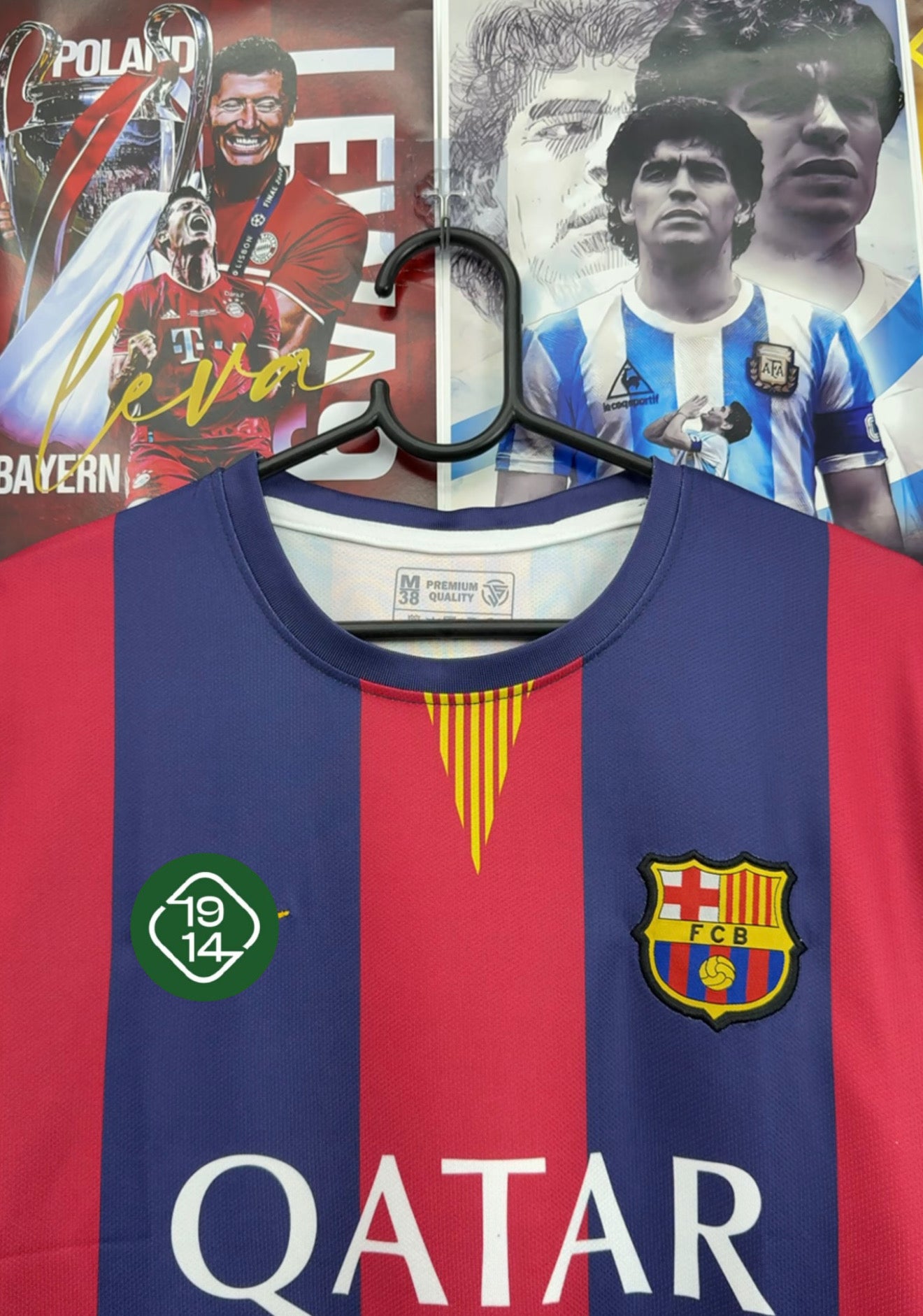 NEYMAR BARCA 14-15 HOME FULL SLEEVE KIT